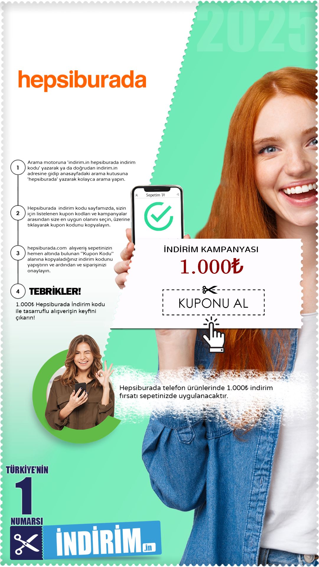 1.000₺ Hepsiburada İndirim Fırsatı