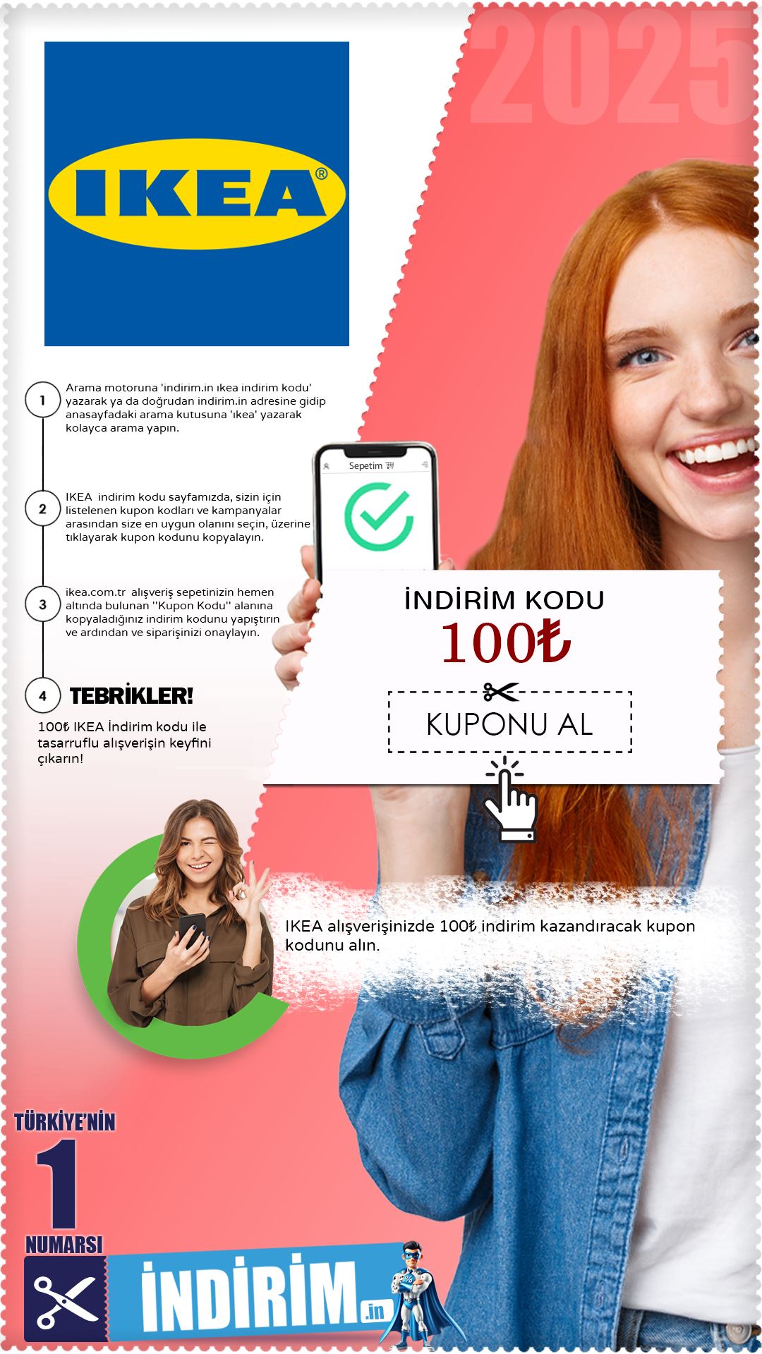 100₺ Ikea İndirim Kuponu Kodu