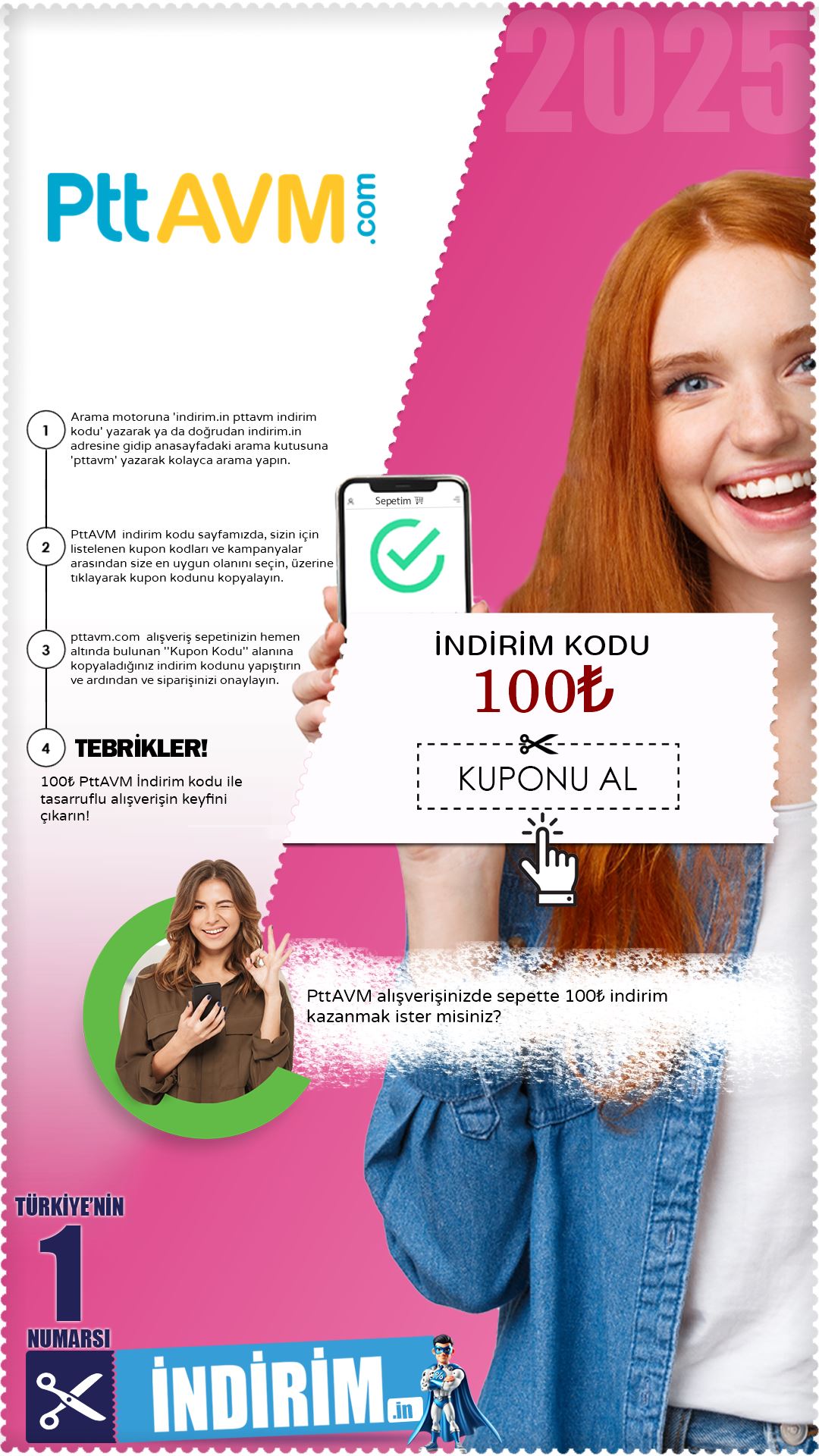 100₺ PttAVM indirim kodu