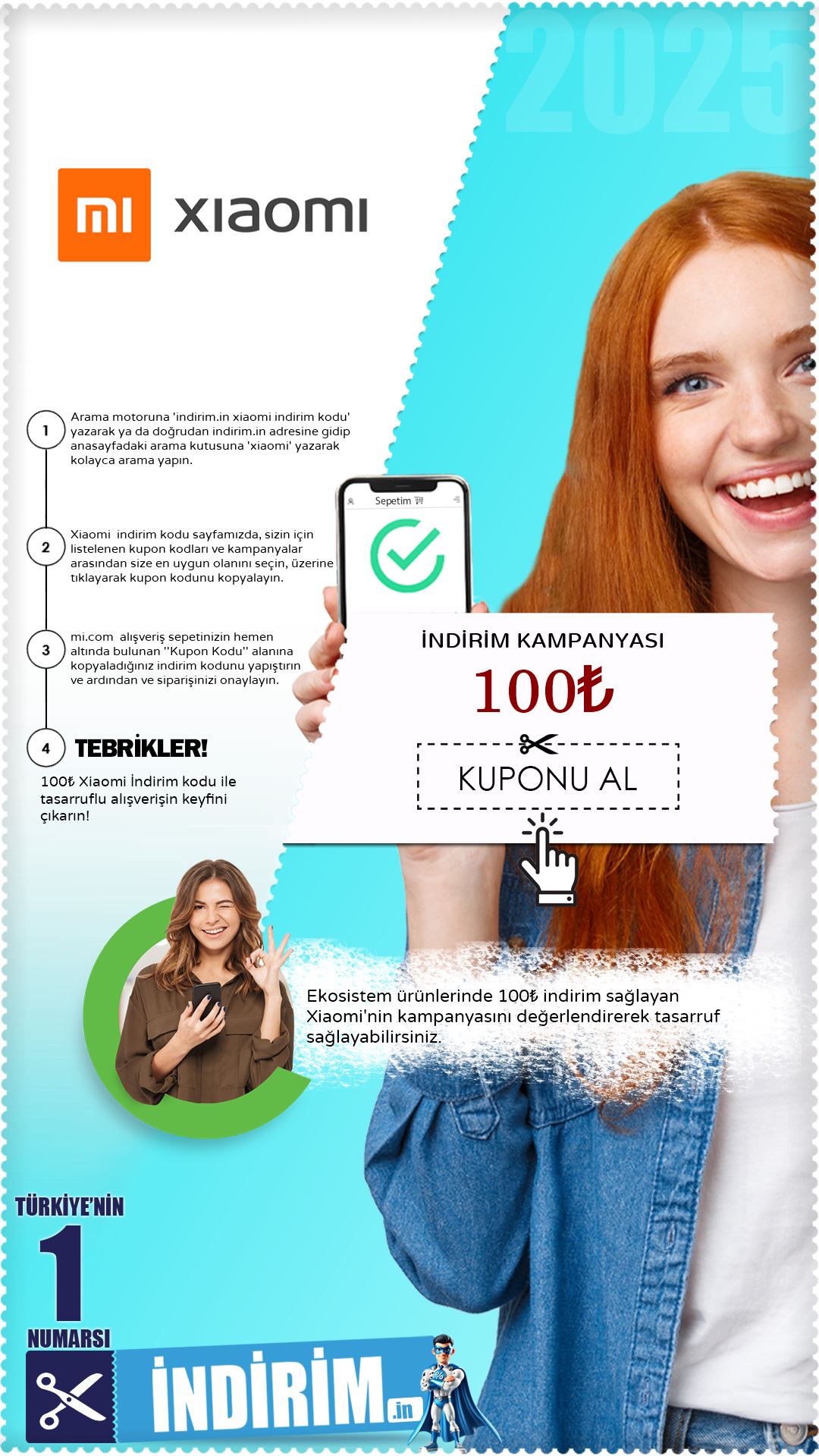 100₺ Xiaomi İndirim Fırsatı