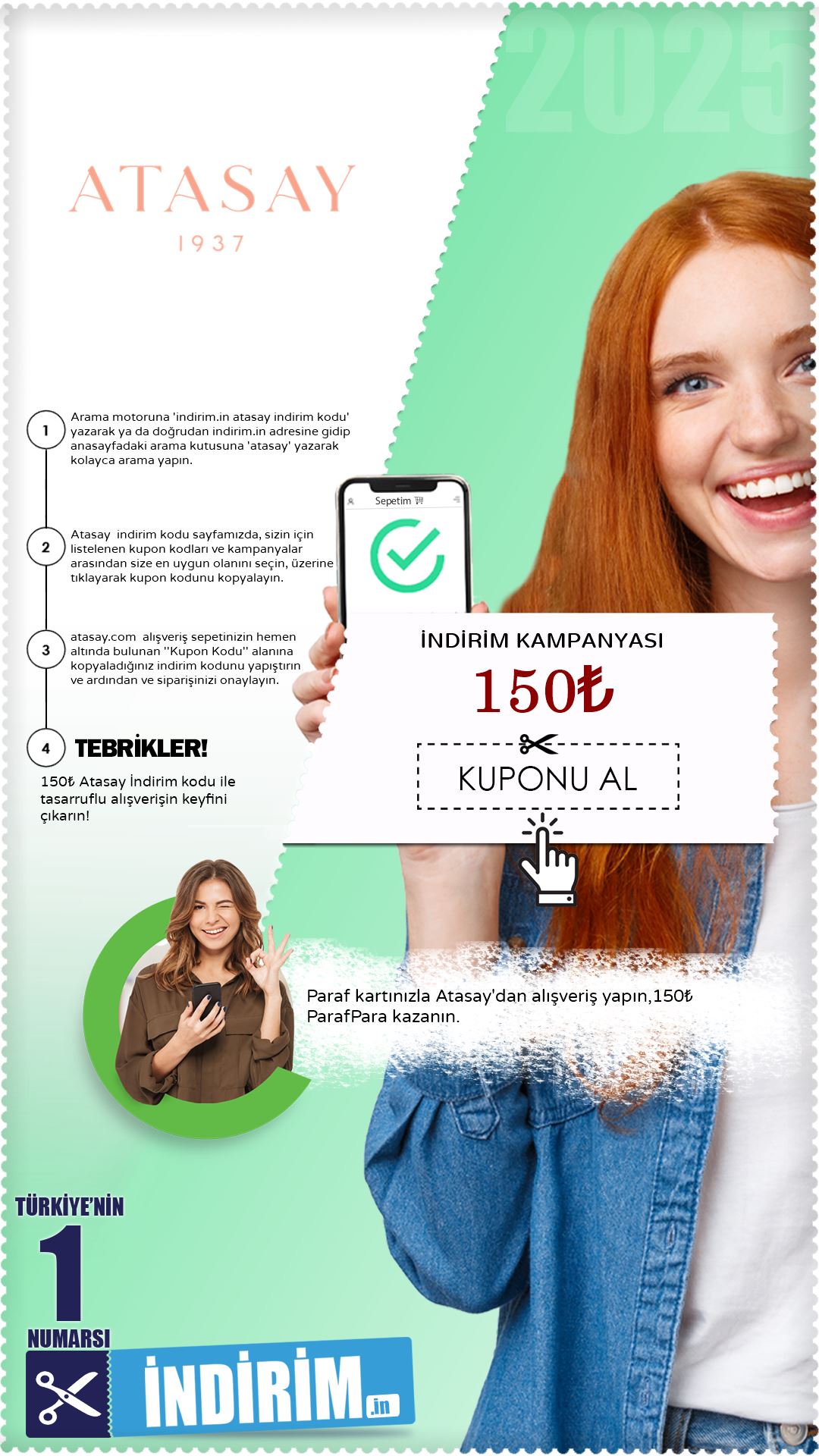150₺ Atasay Parafpara Kampanyası