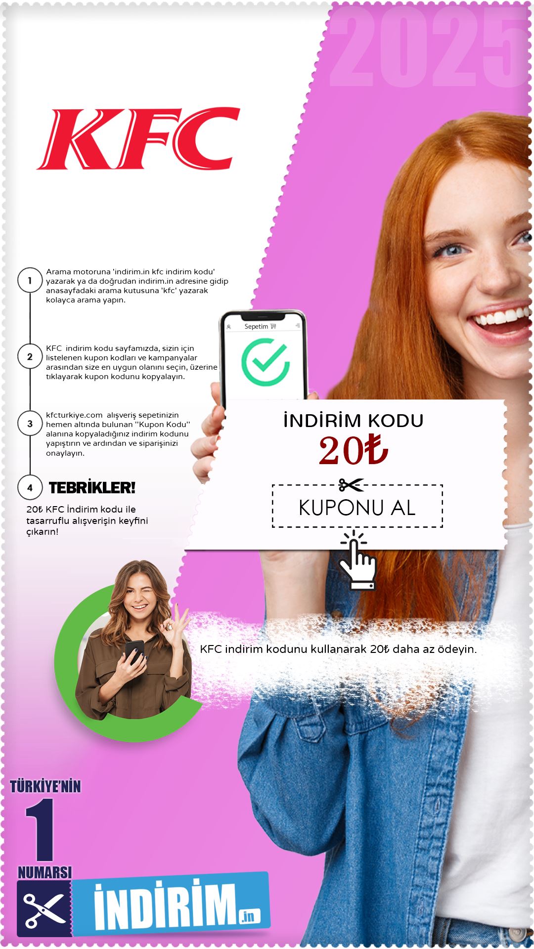 20₺ Kfc İndirim Kuponu