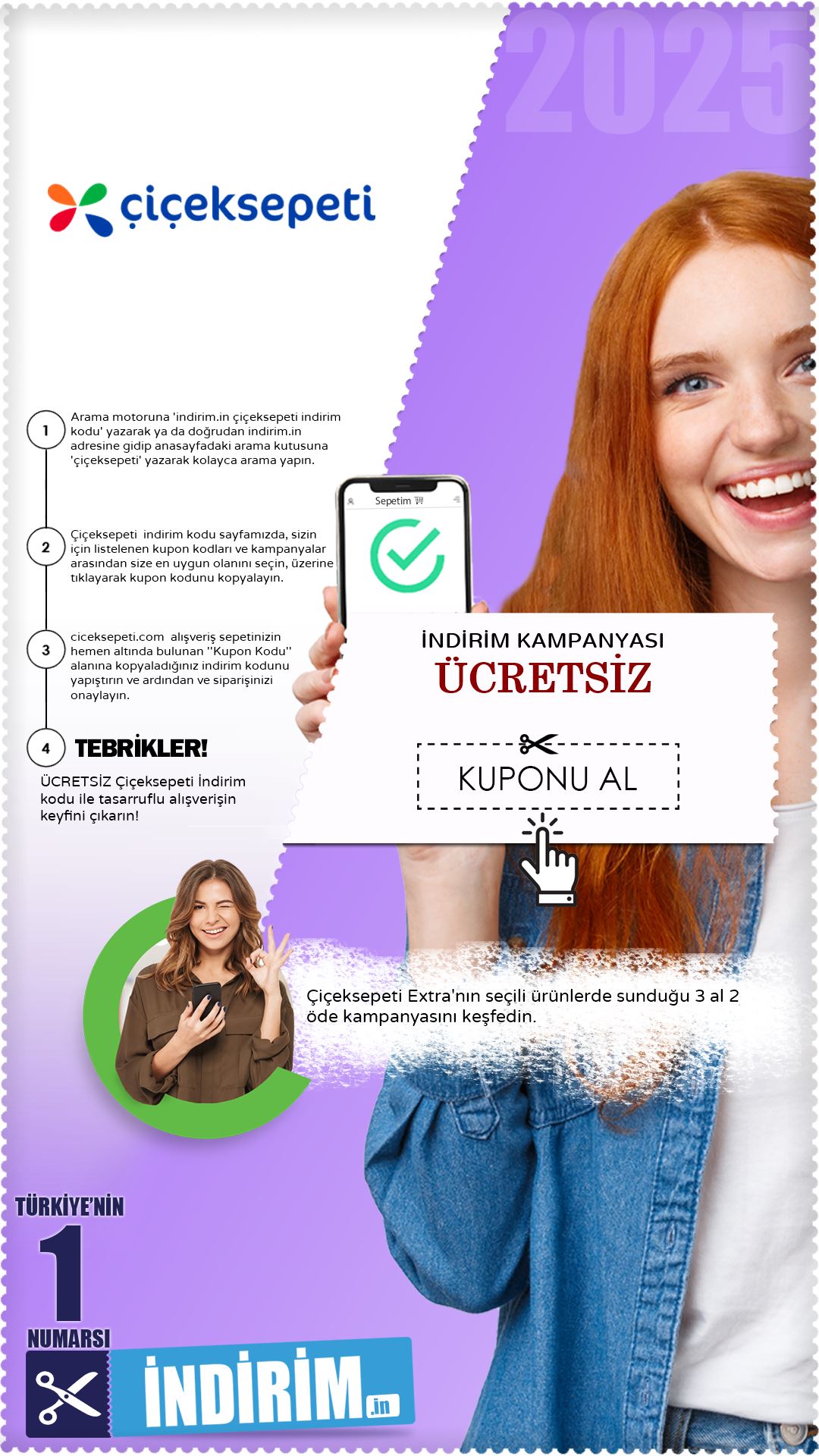 3 Al 2 Öde Çiçeksepeti Kampanyası