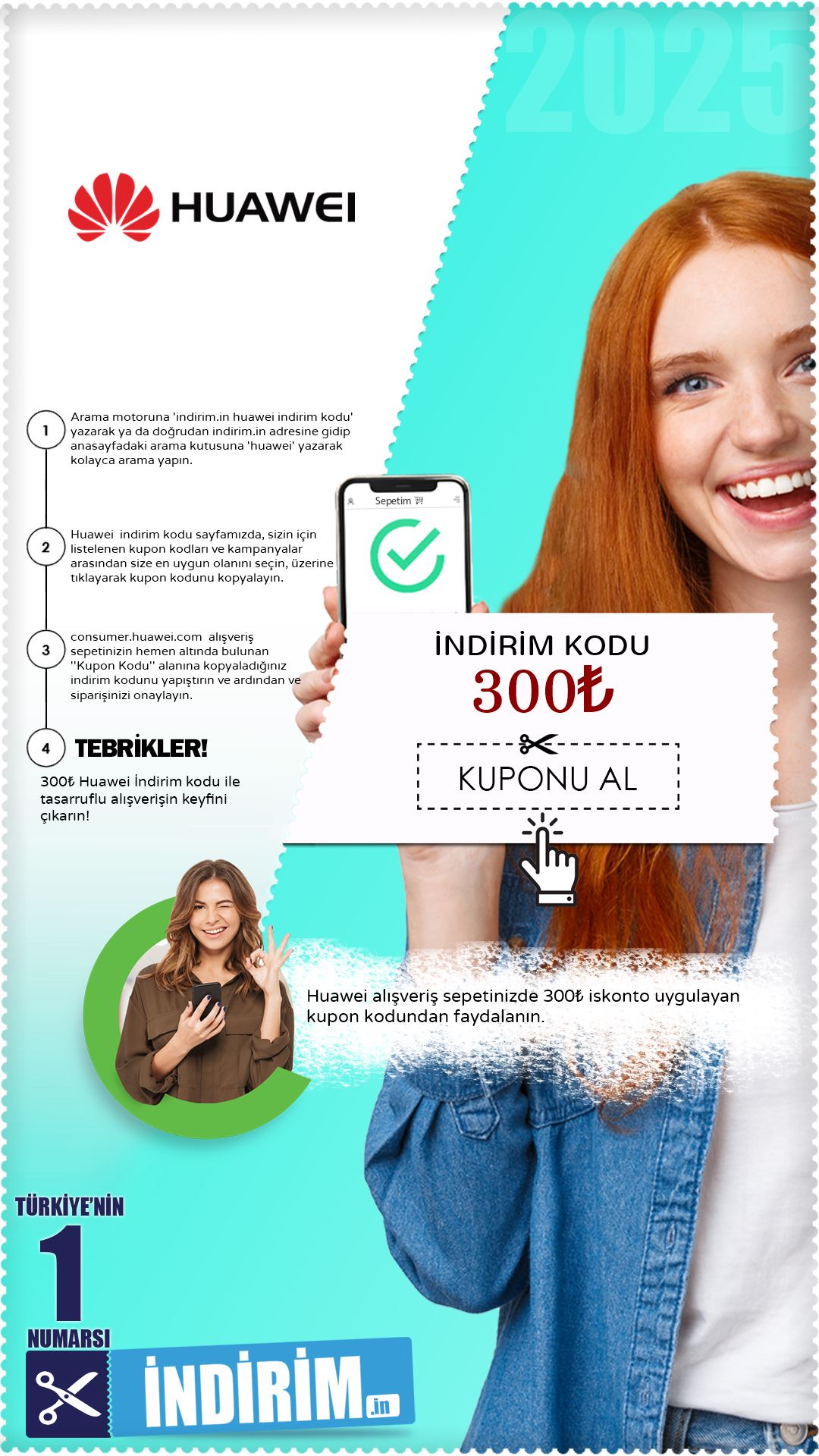300₺ Huawei İndirim Kuponu Kodu