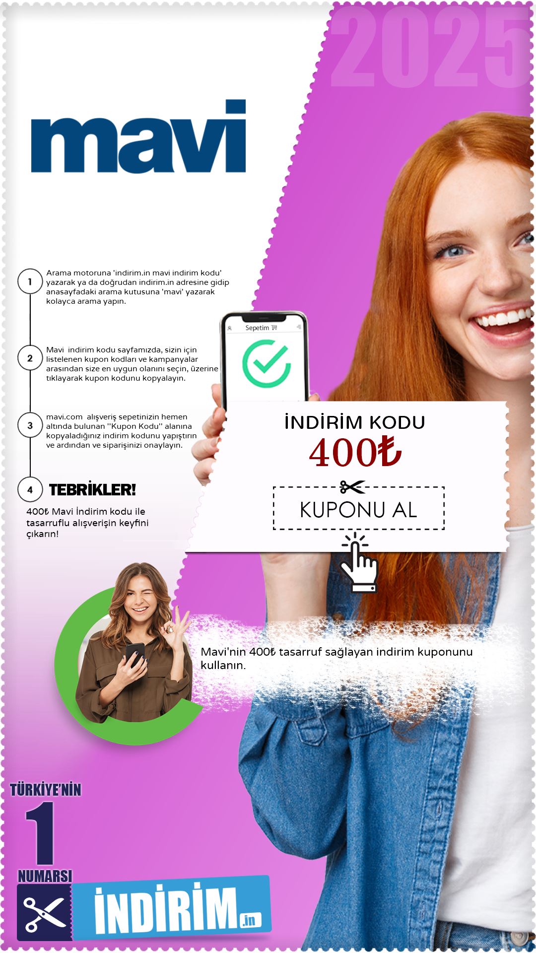 400₺ Mavi İndirim Kuponu