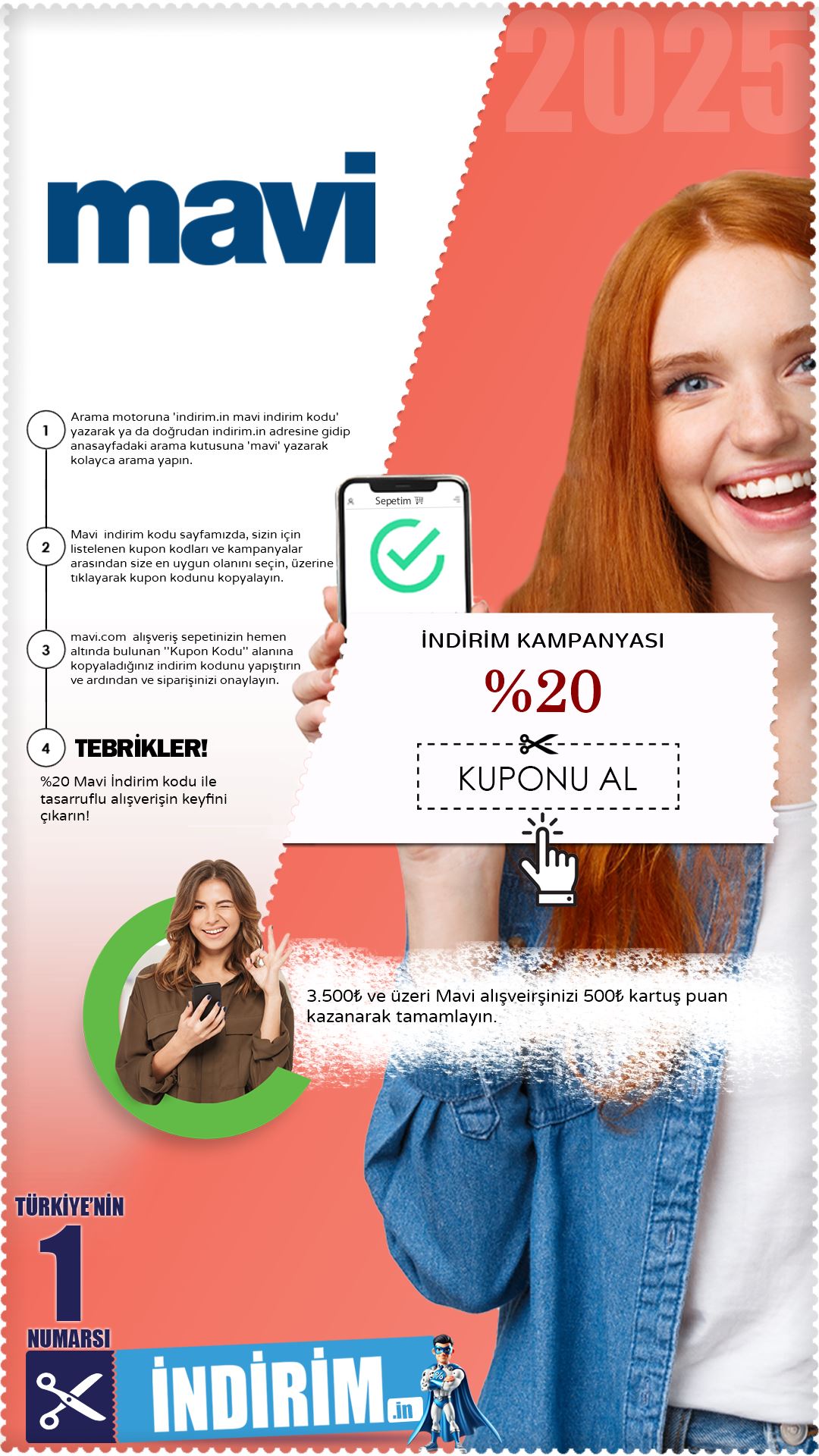 500₺ Mavi Kartuş Puan Hediye