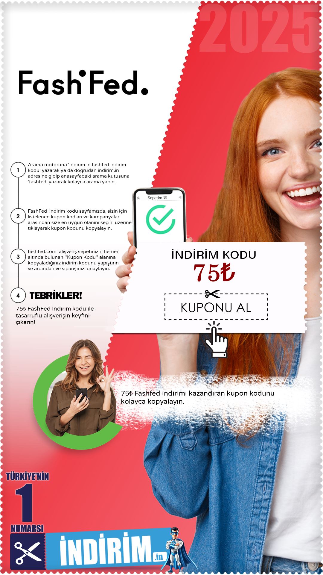 75₺ Fashfed İndirim Kuponu