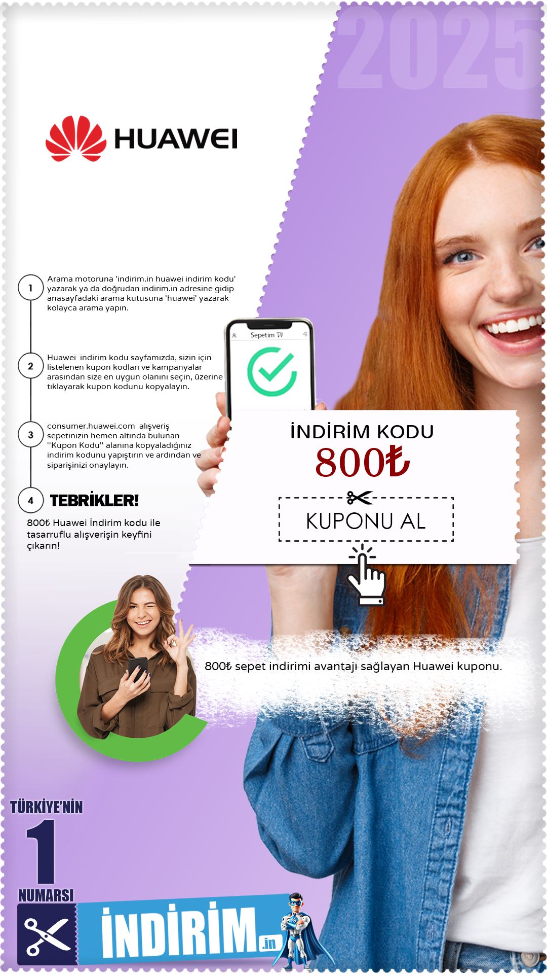 800₺ Huawei İndirim Kuponu Kodu