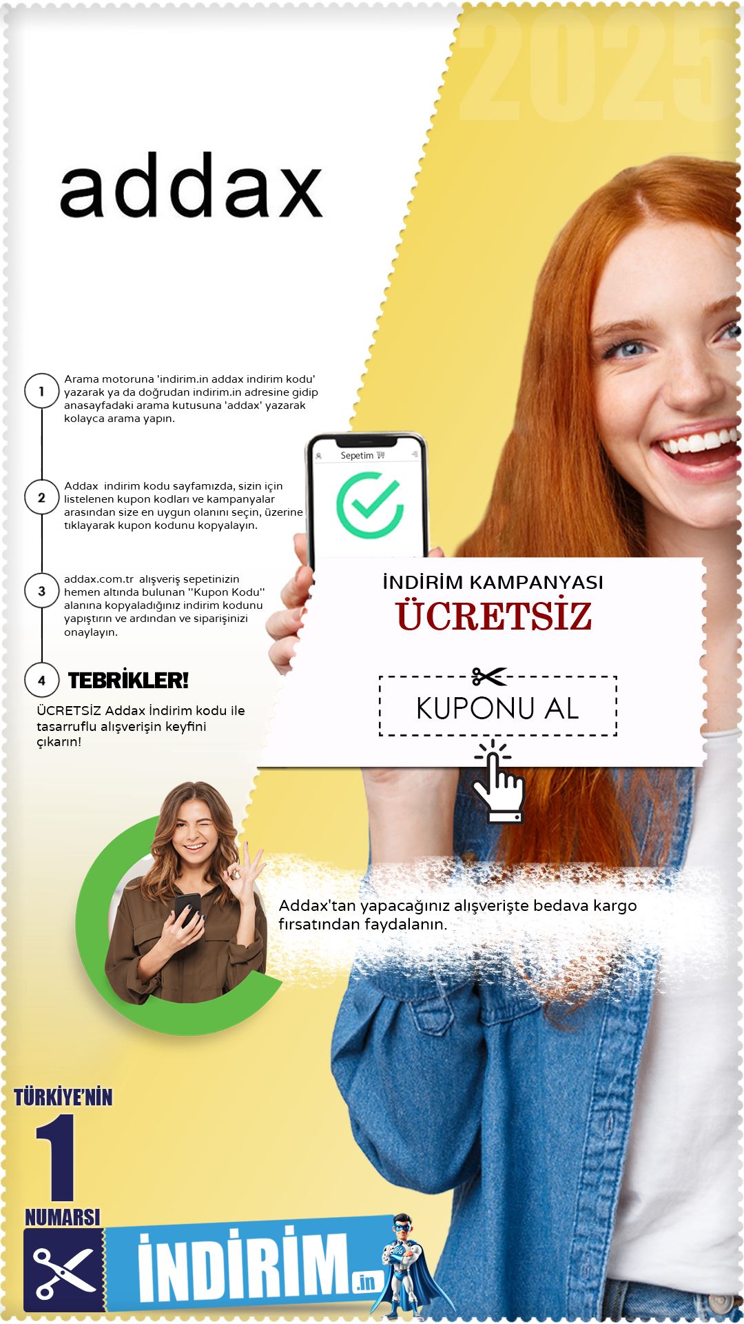 Addax Ücretsiz Kargo Fırsatı