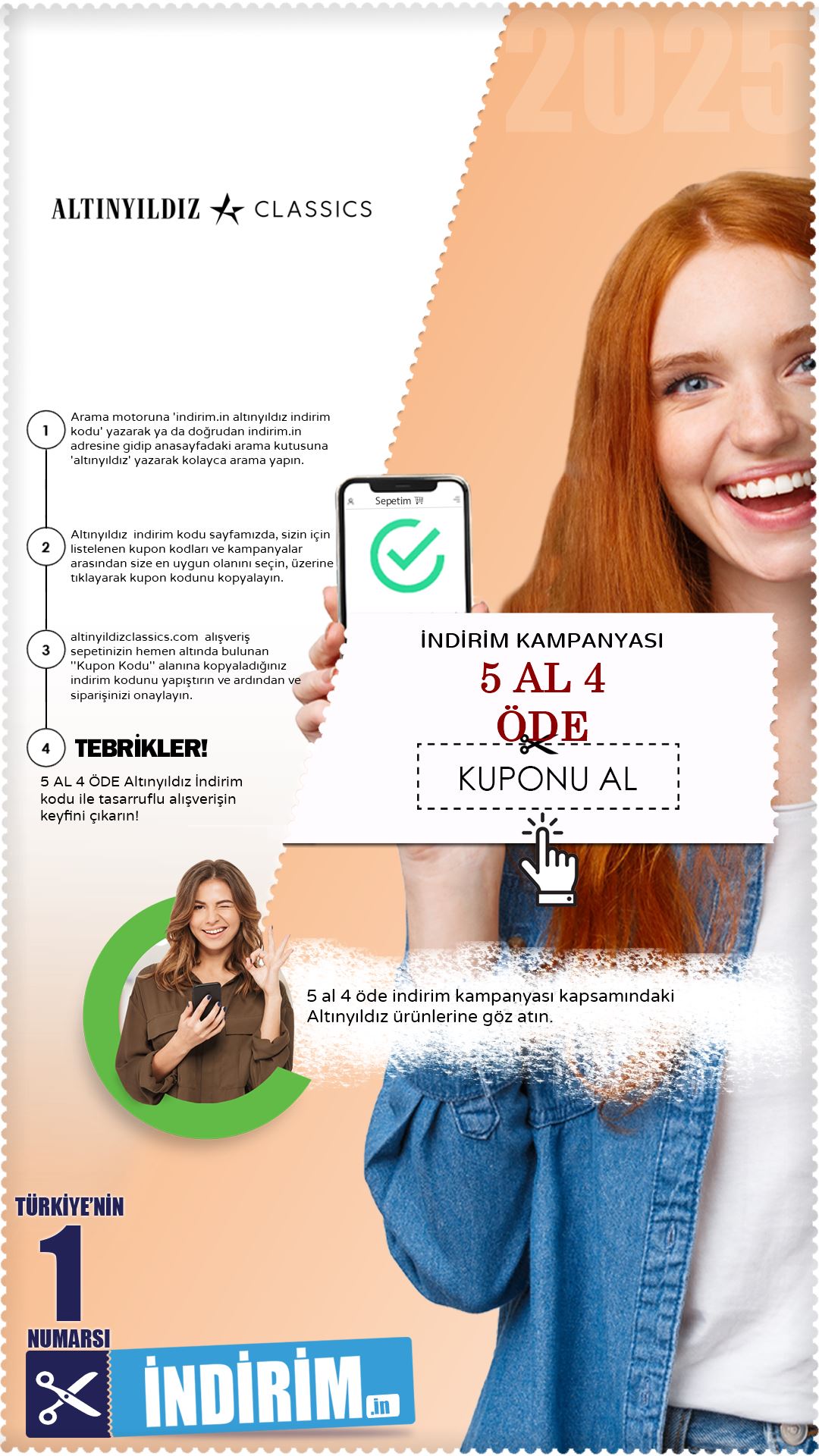 Altınyıldız 5 Al 4 Öde İndirim Fırsatı
