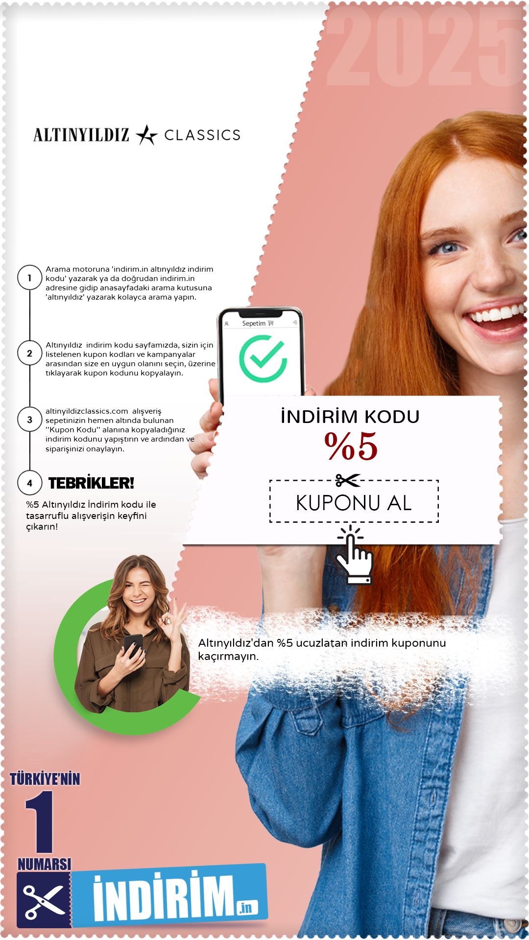 Altınyıldız %5 İndirim Kodu