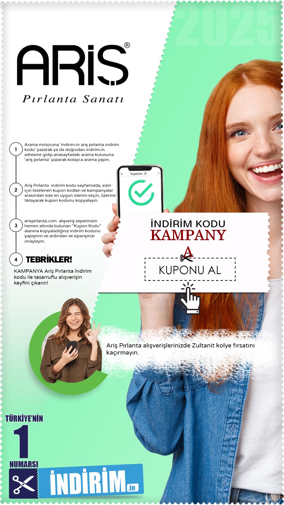 Ariş Pırlanta Hediye Kolye Kampanyası