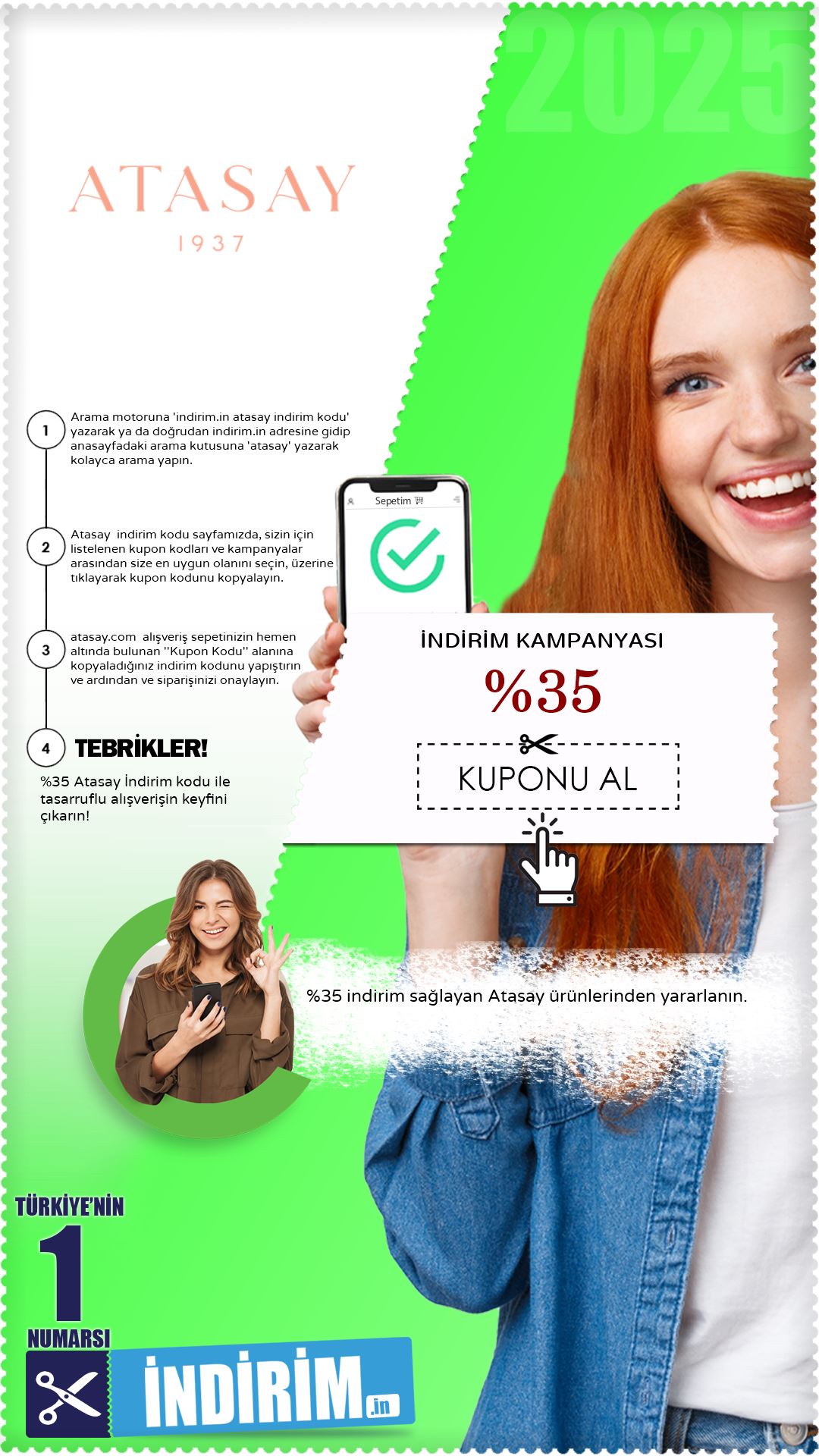 Atasay %35 İndirim Kampanyası
