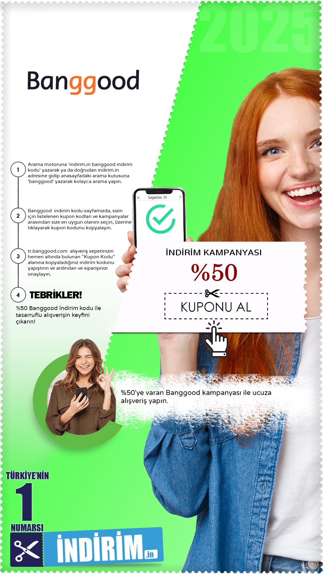 Banggood %50'Ye Varan İndirim Kampanyası