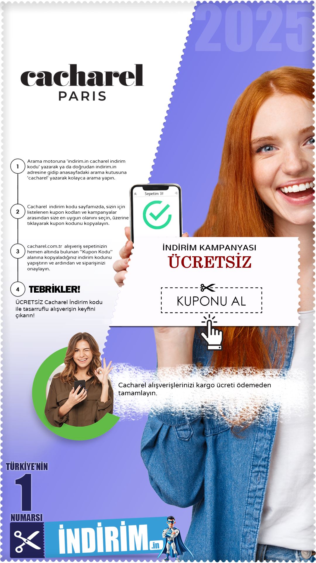 Cacharel Ücretsiz Kargo Kampanyası