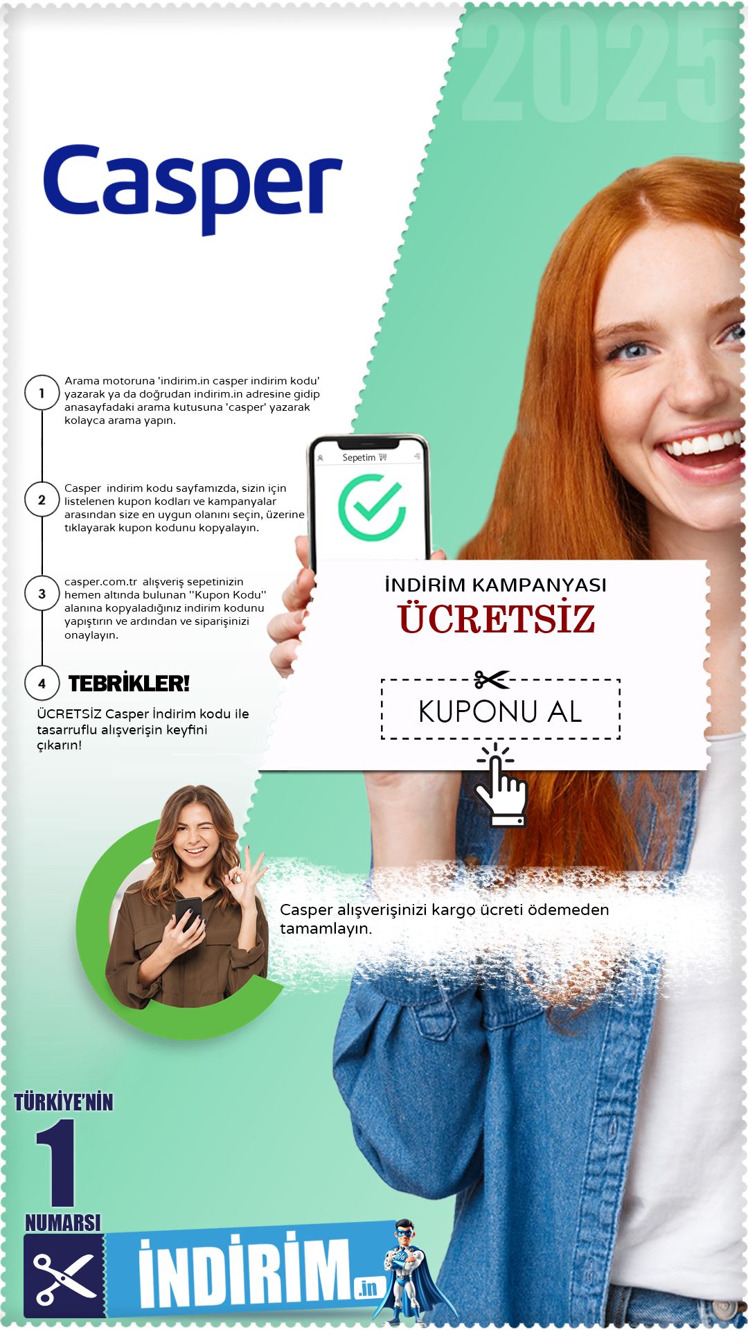 Casper Ücretsiz Kargo Kampanyası