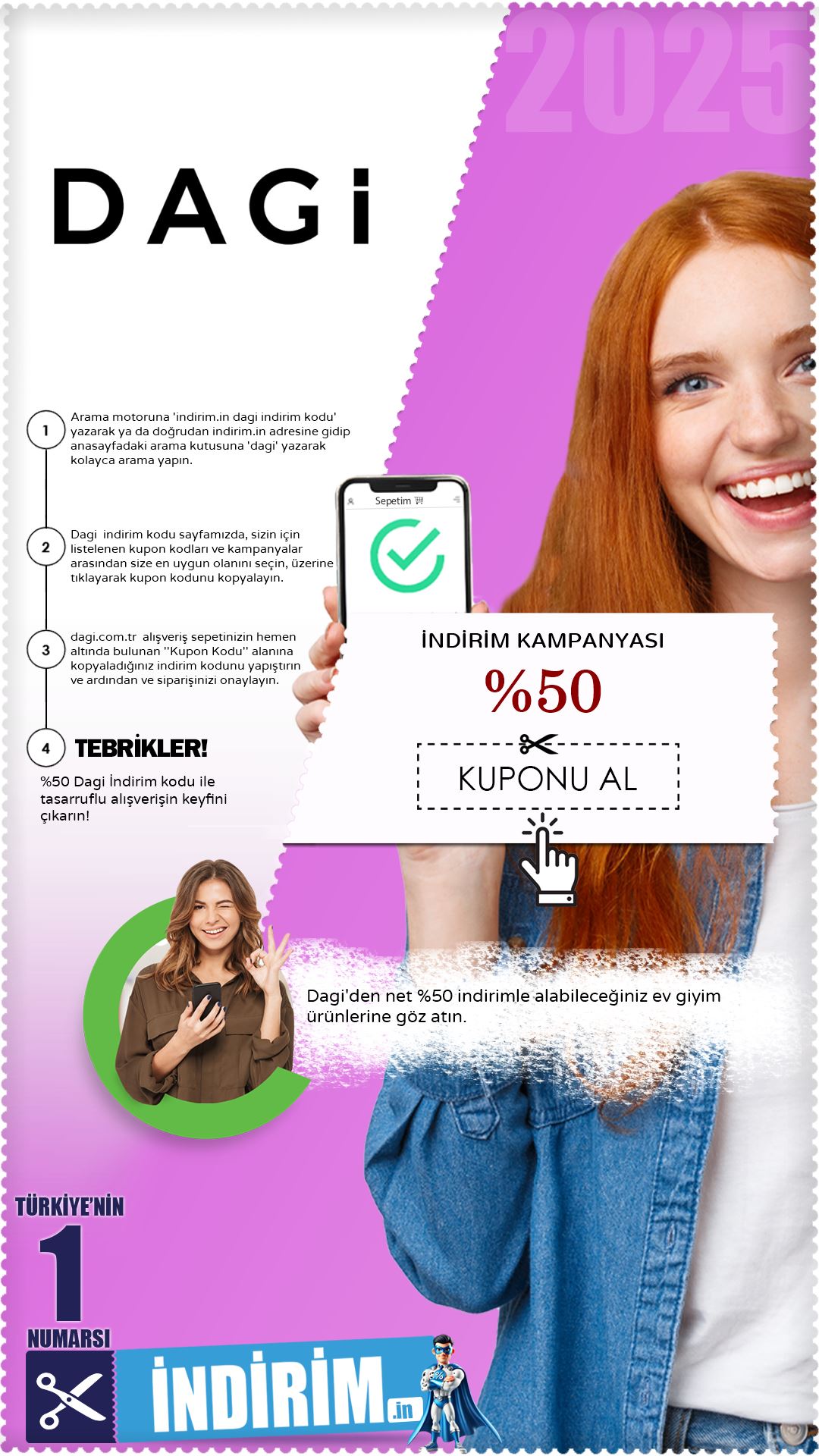 Dagi net %50 Ev Giyim İndirim Kampanyası