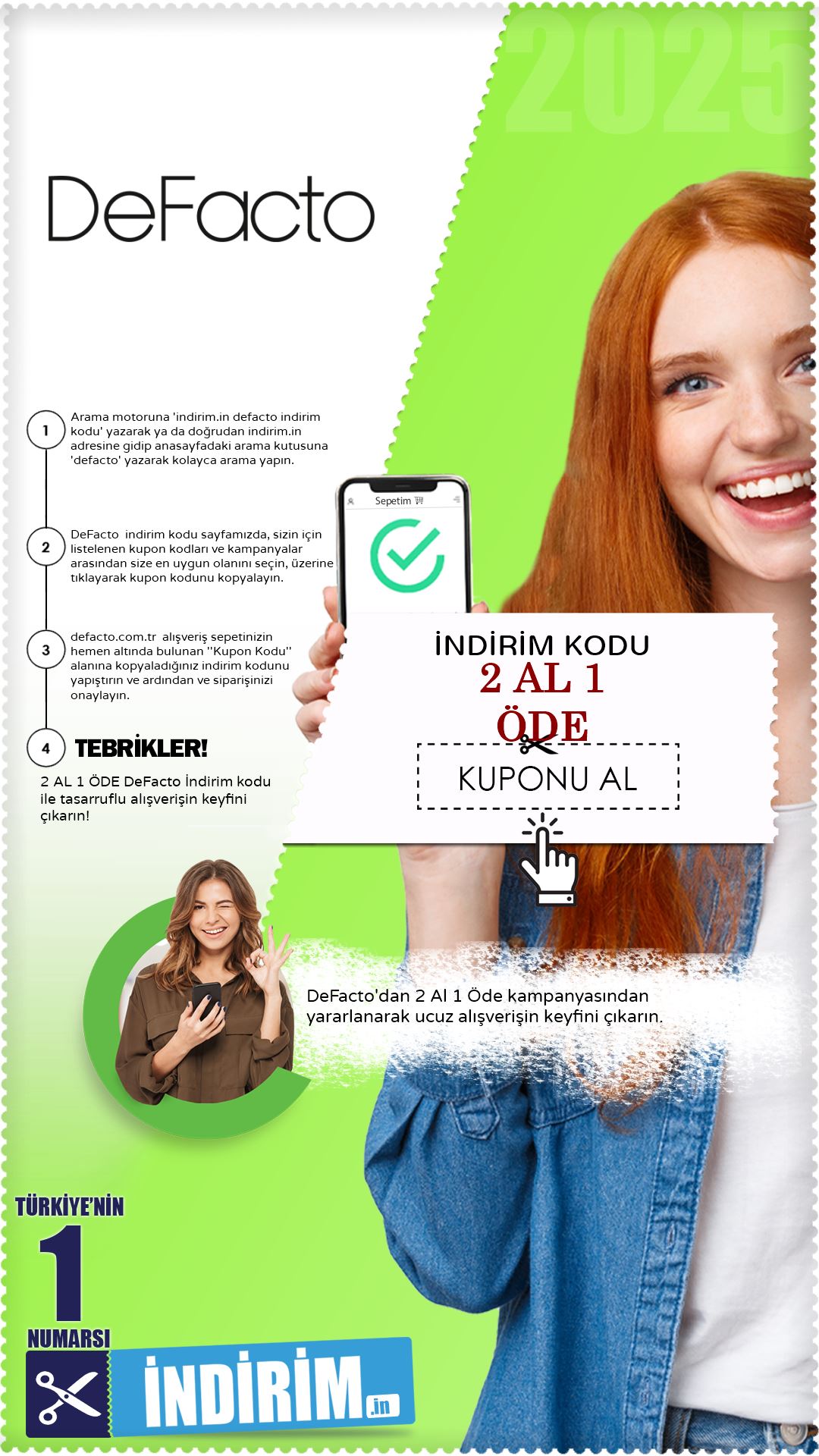 Defacto 2 Al 1 Öde Kampanyası