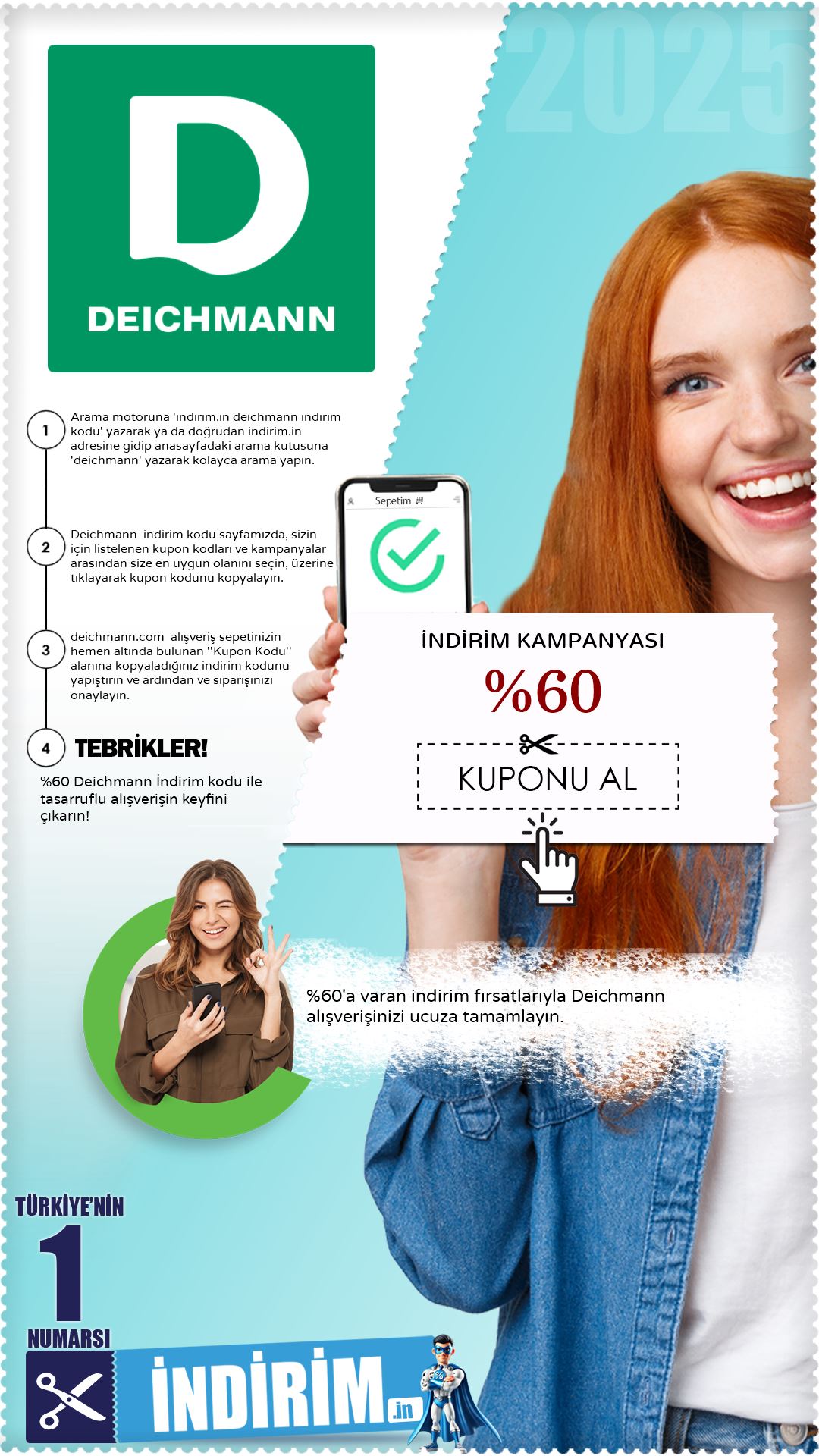 Deichmann %60 Outlet İndirim Fırsatı