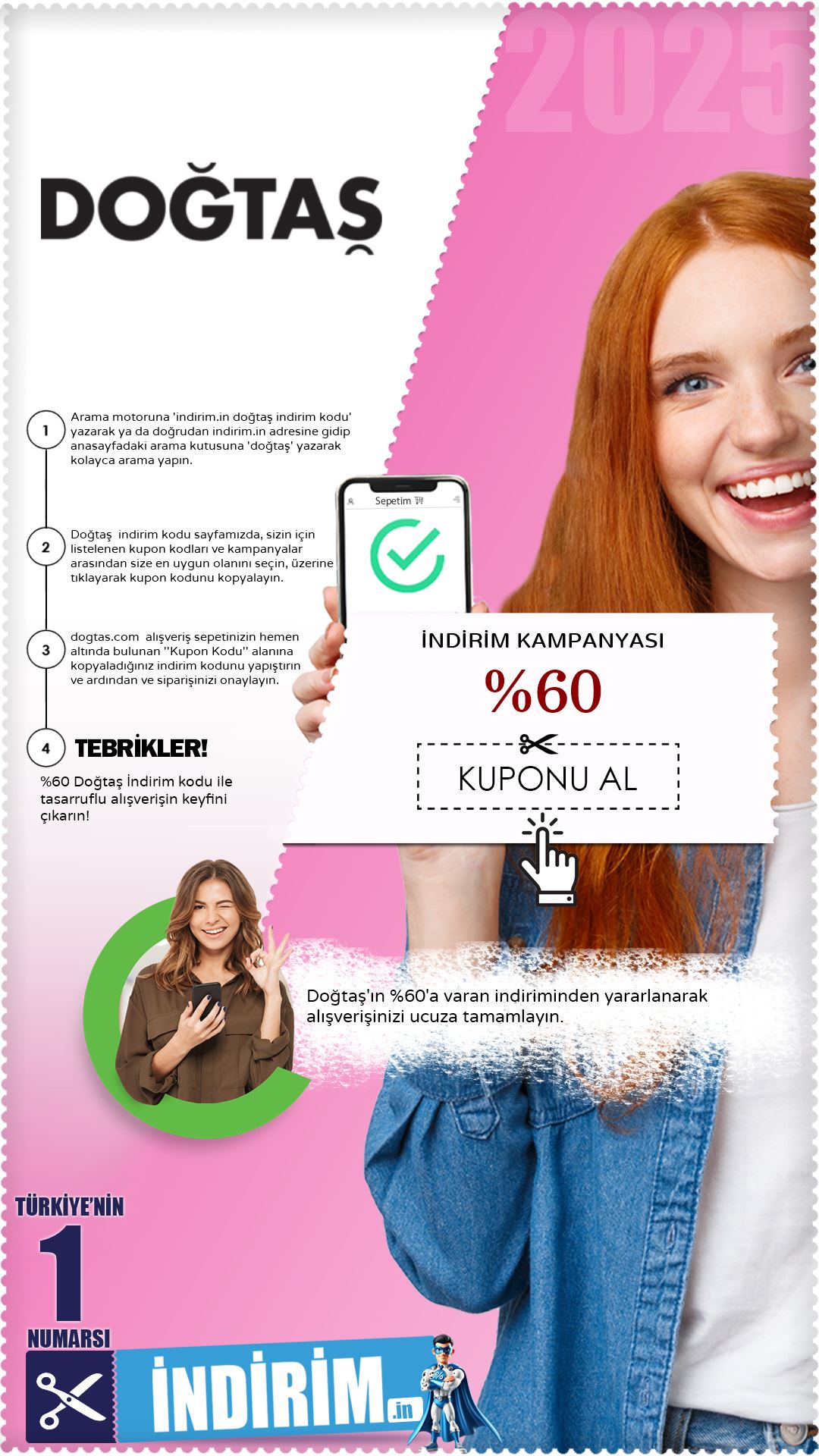 Doğtaş %60 İndirim Fırsatı