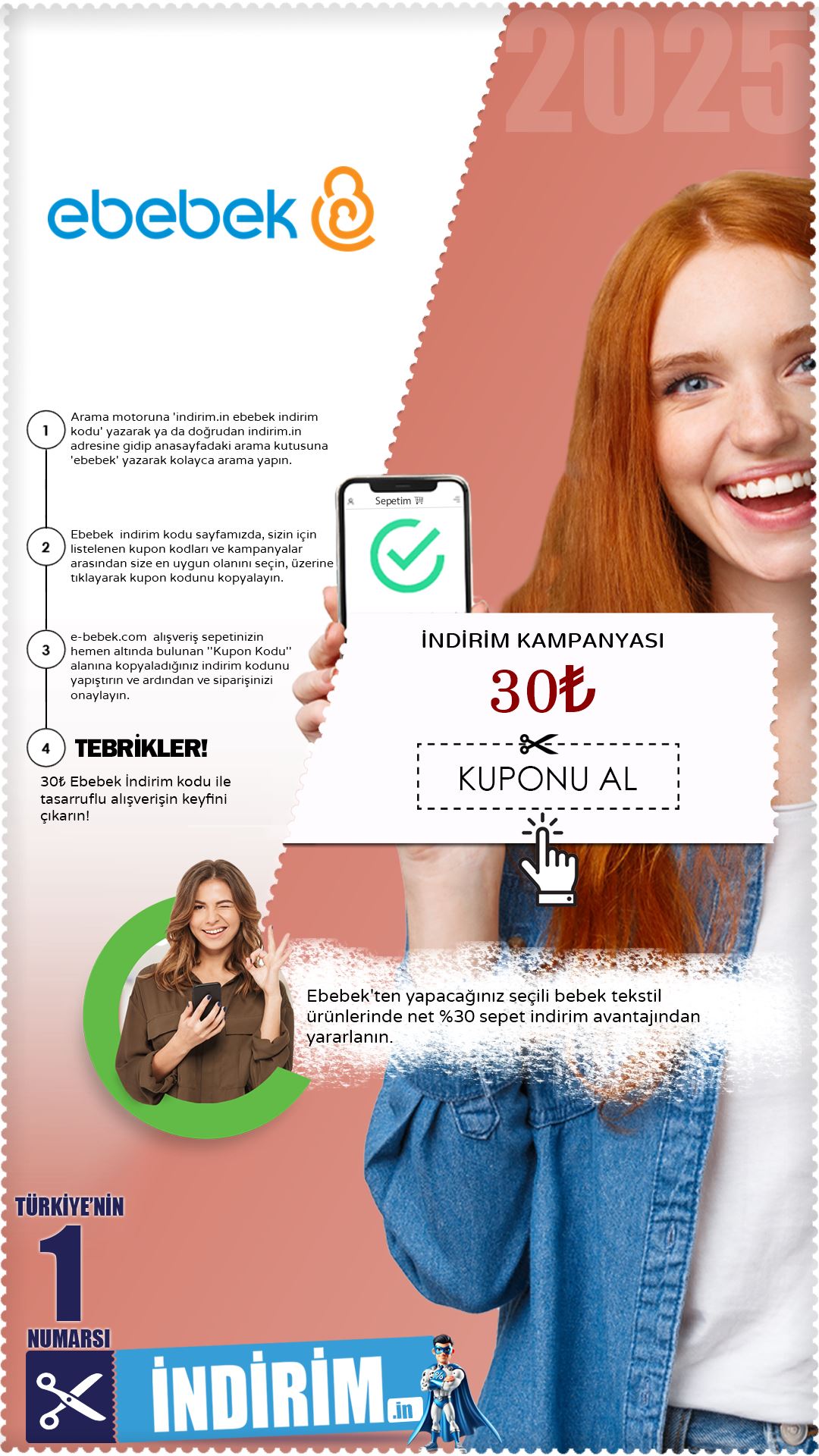 Ebebek Net %30 İndirim Avantajı