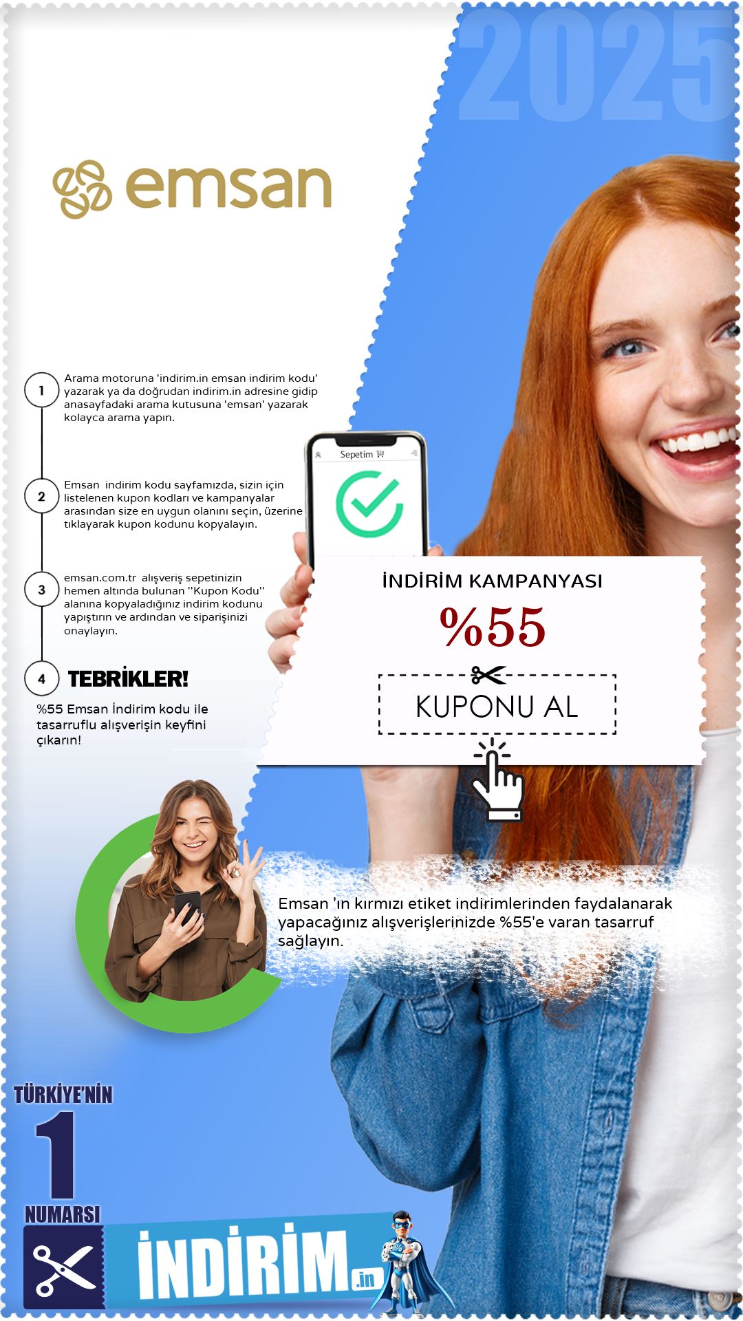 Emsan %55'E Varan Kırmızı Etiket İndirim Fırsatı