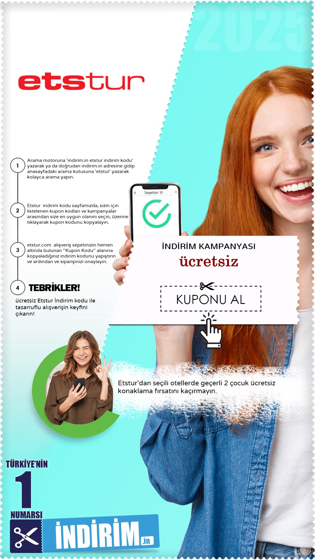 Etstur 2 Çocuk Ücretsiz Konaklama Kampanyası