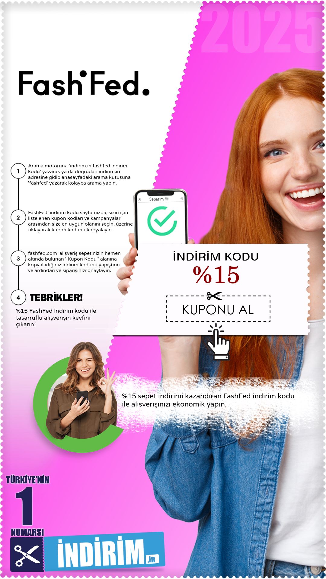 Fashfed %15 İndirim Kuponu Kodu