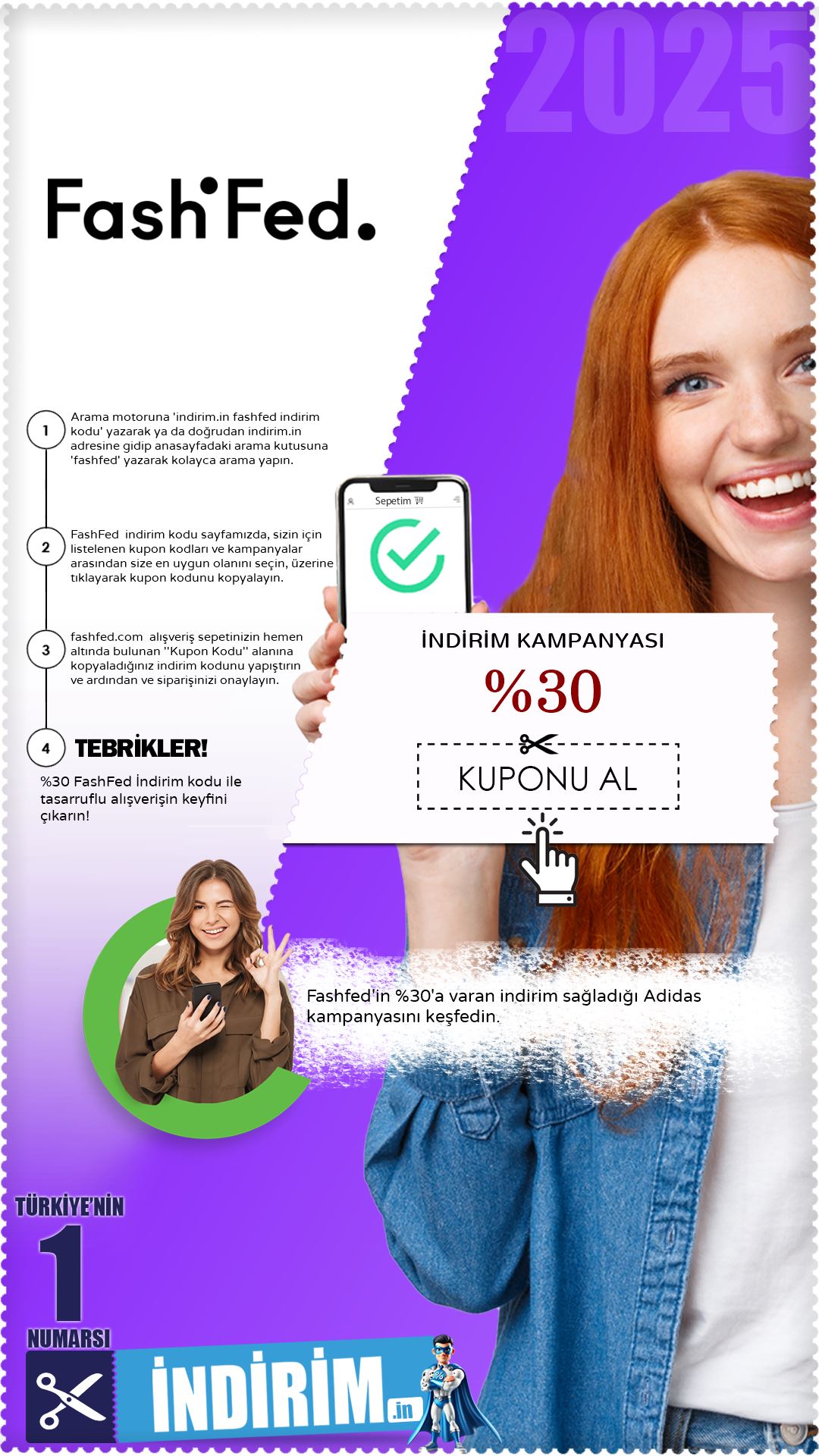 Fashfed %30'A Varan Adidas Fırsatı