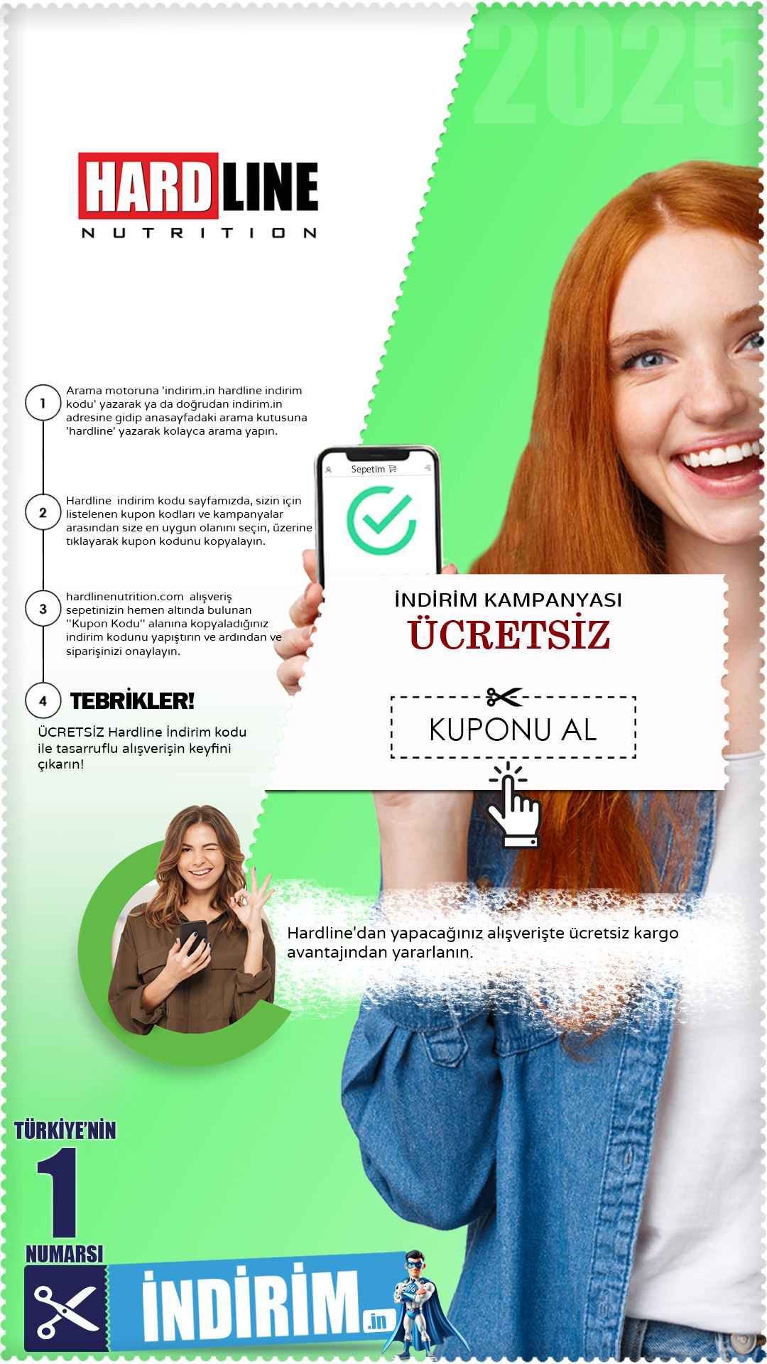 Hardline Ücretsiz Kargo Kampanyası