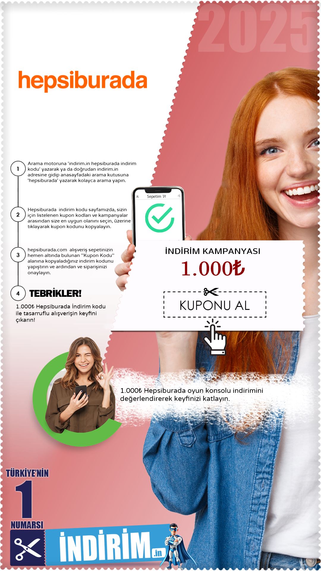 Hepsiburada 1.000₺ Oyun Konsolu İndirimi