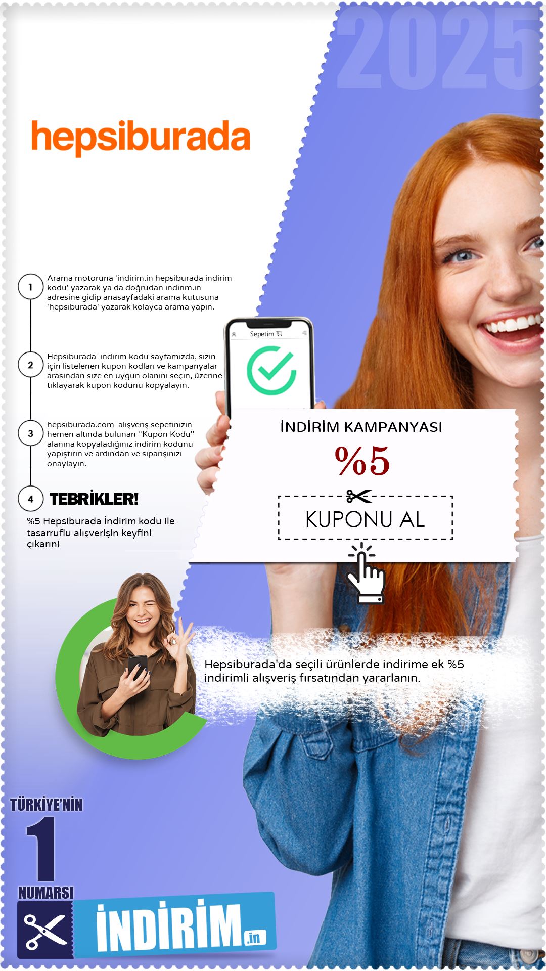 Hepsiburada %5 İndirim Fırsatı
