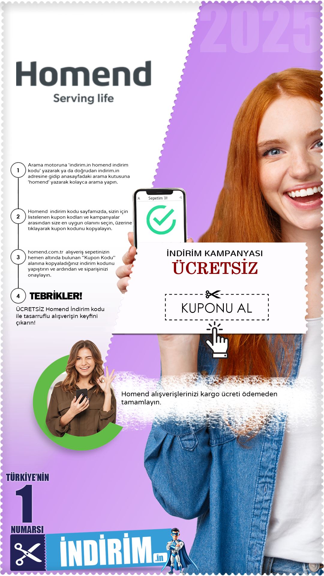 Homend Ücretsiz Kargo Kampanyası