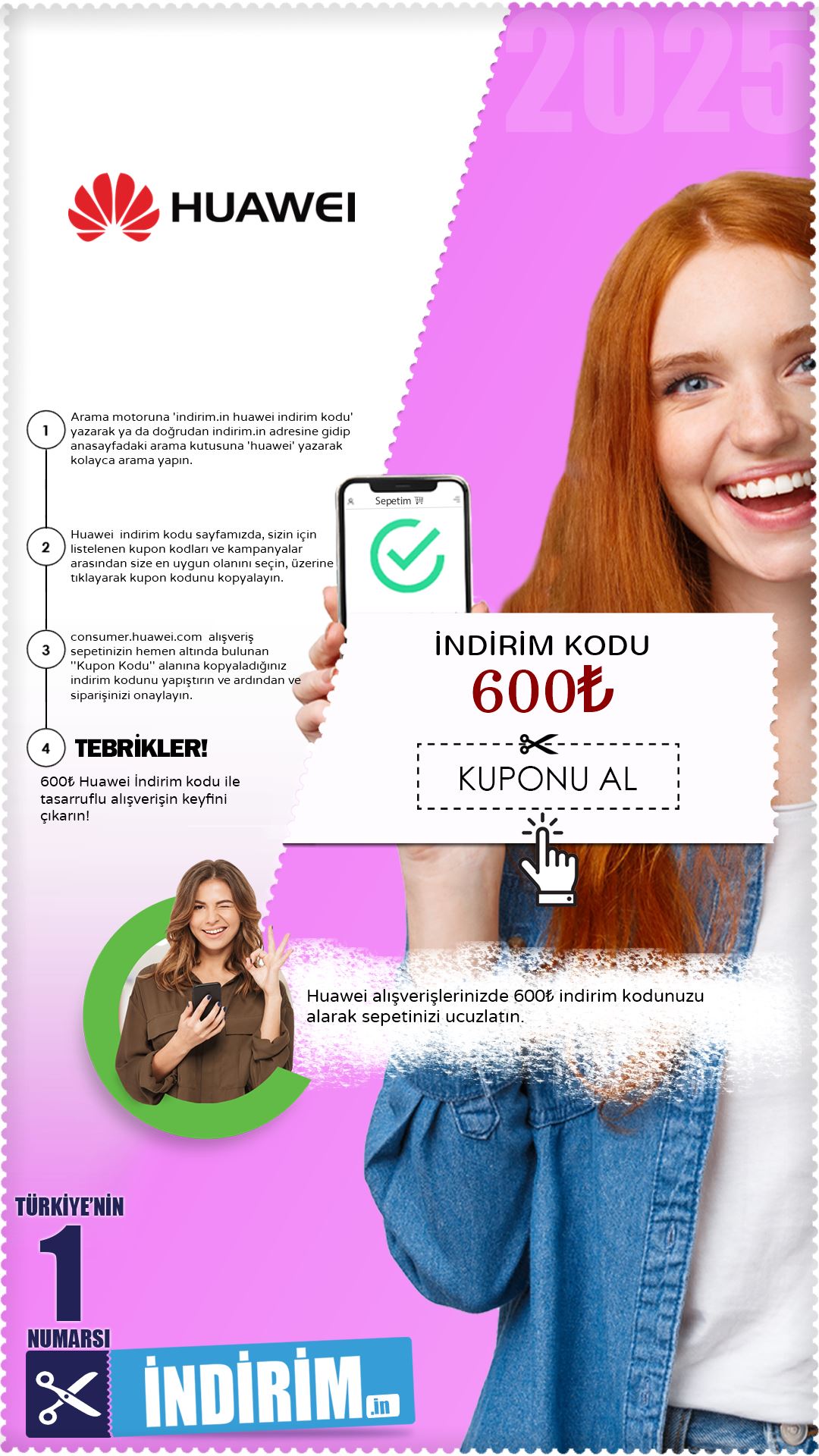 Huawei 600₺ İndirim Kodu