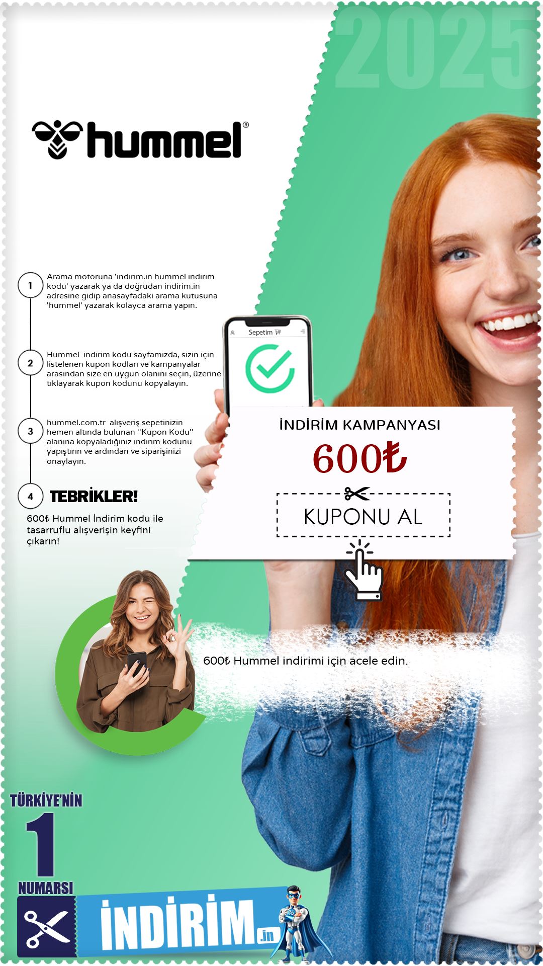 Hummel 600₺ İndirim Kampanyası
