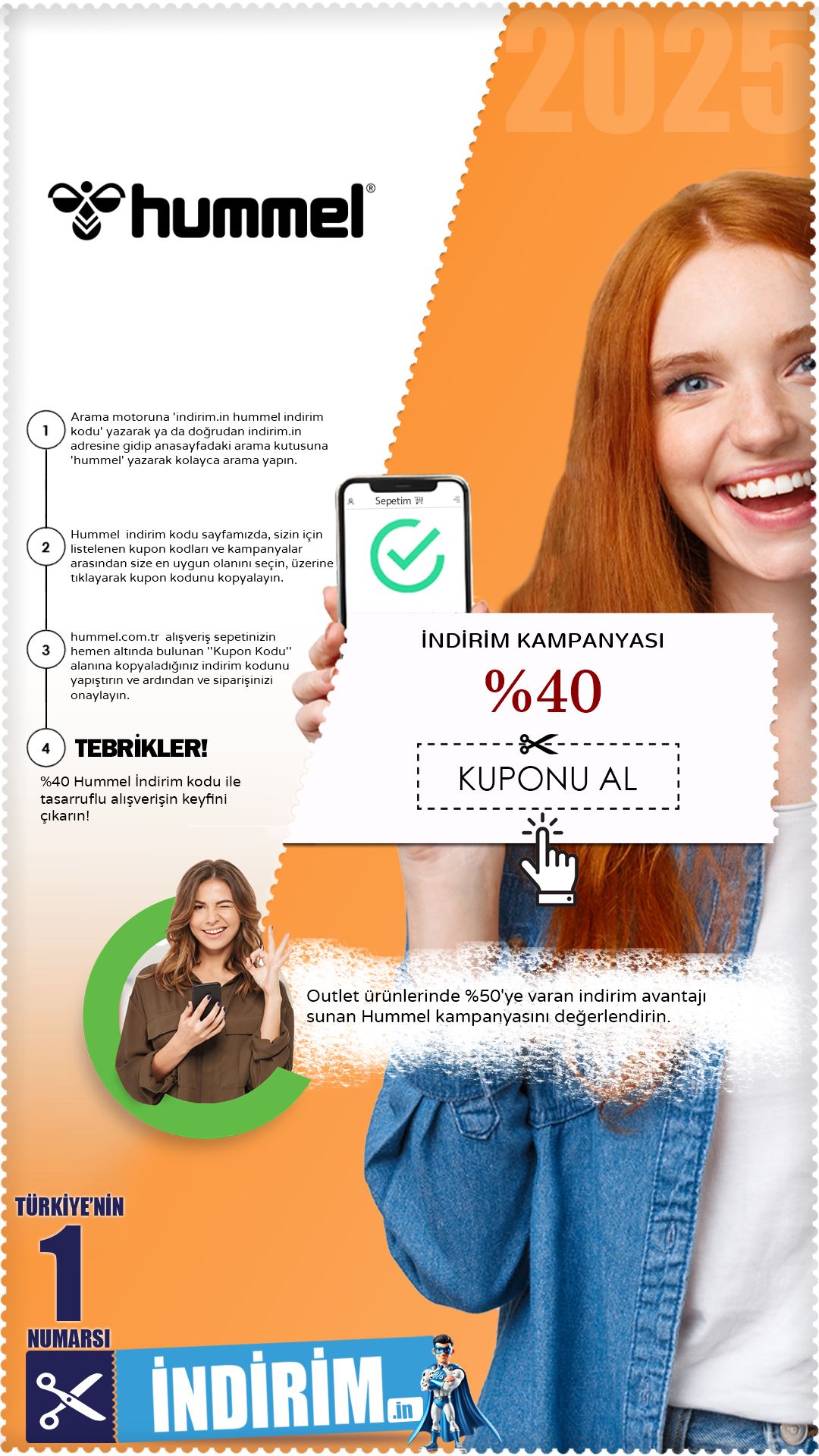 Hummel %50'Ye Varan Outlet İndirim Kampanyası