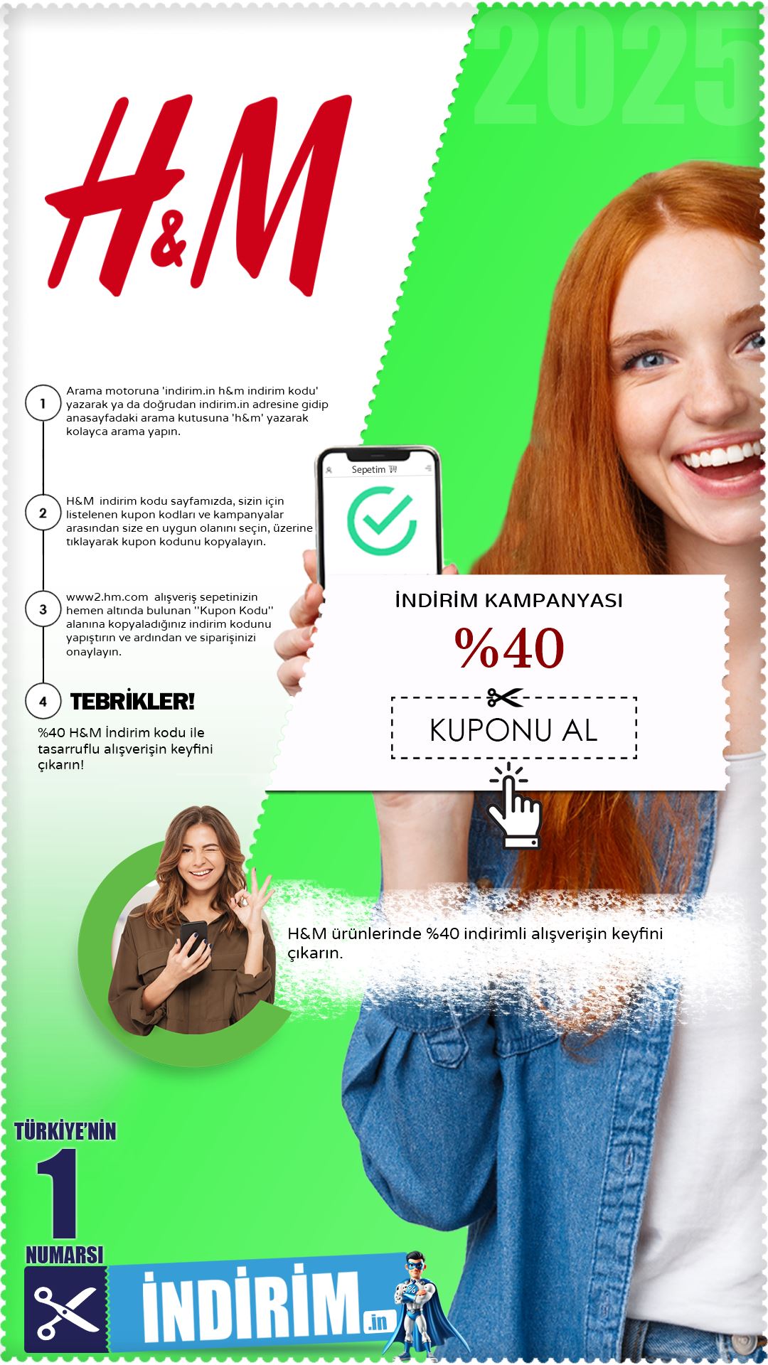 H&M %40 İndirim Kampanyası