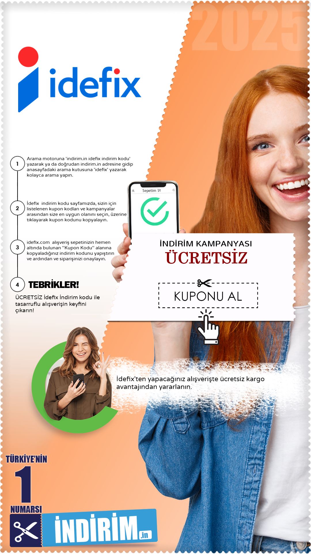 İdefix Ücretsiz Kargo Fırastı