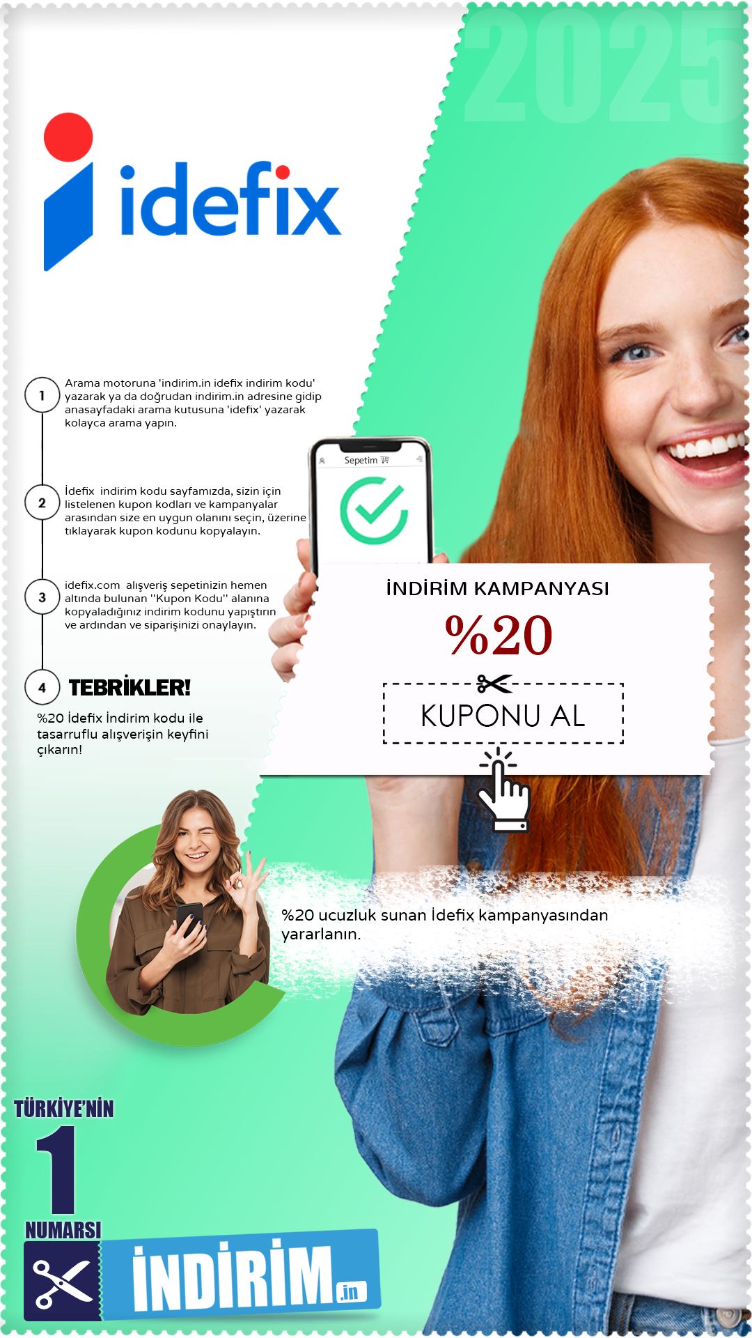 İdefix %20 İndirim Kampanyası