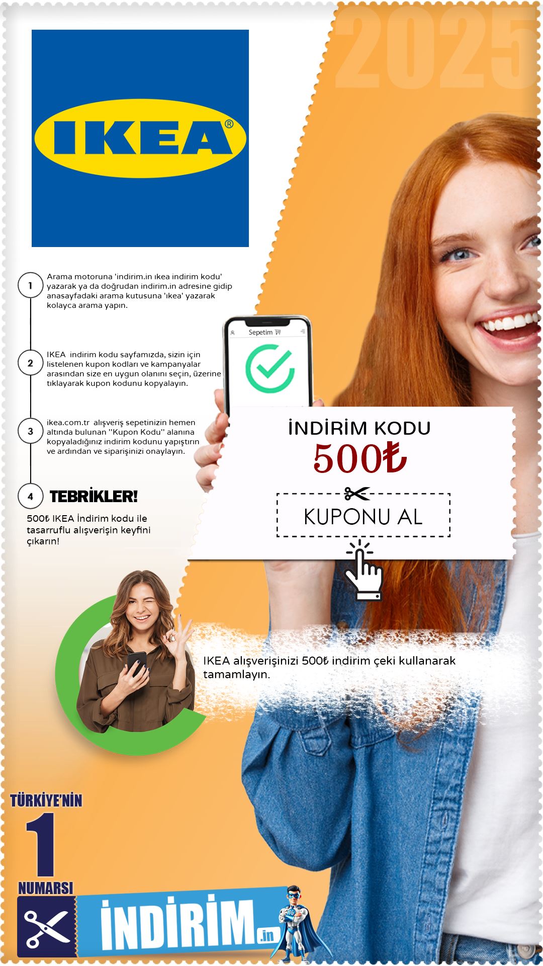 Ikea 500₺ İndirim Çeki