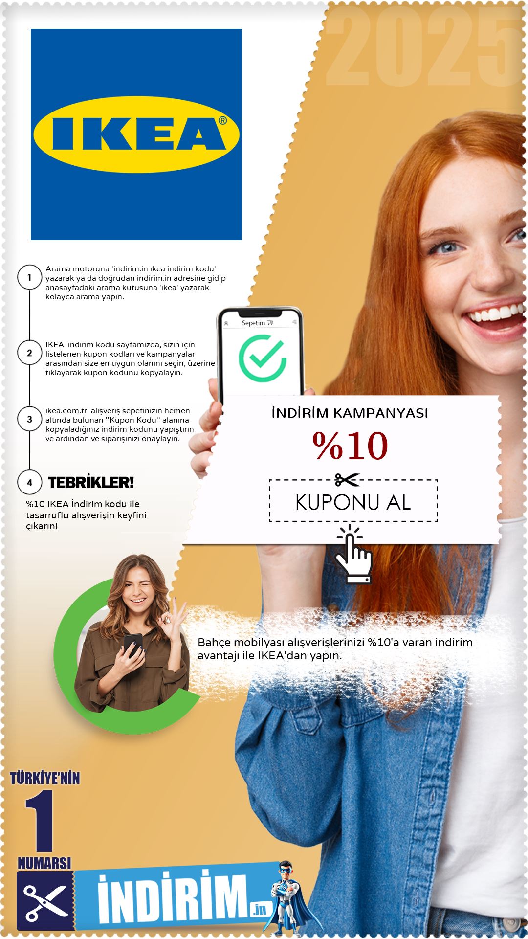 Ikea %10 Bahçe Mobilyası İndirim Fırsatı