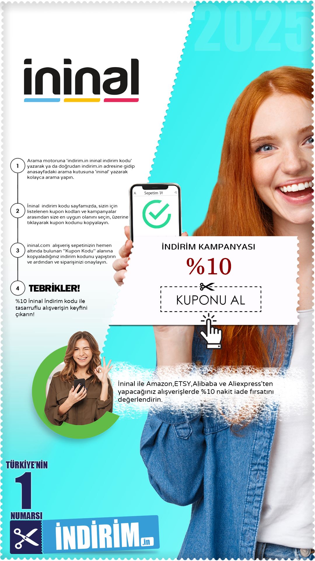 İninal %10 Nakit İade Kampanyası