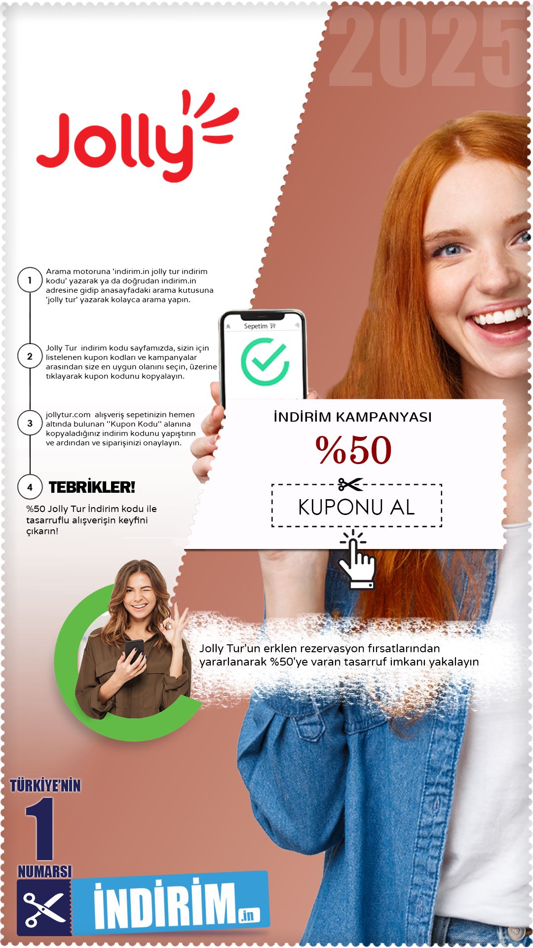 Jolly Tur %50 Erken Rezervasyon İndirimi