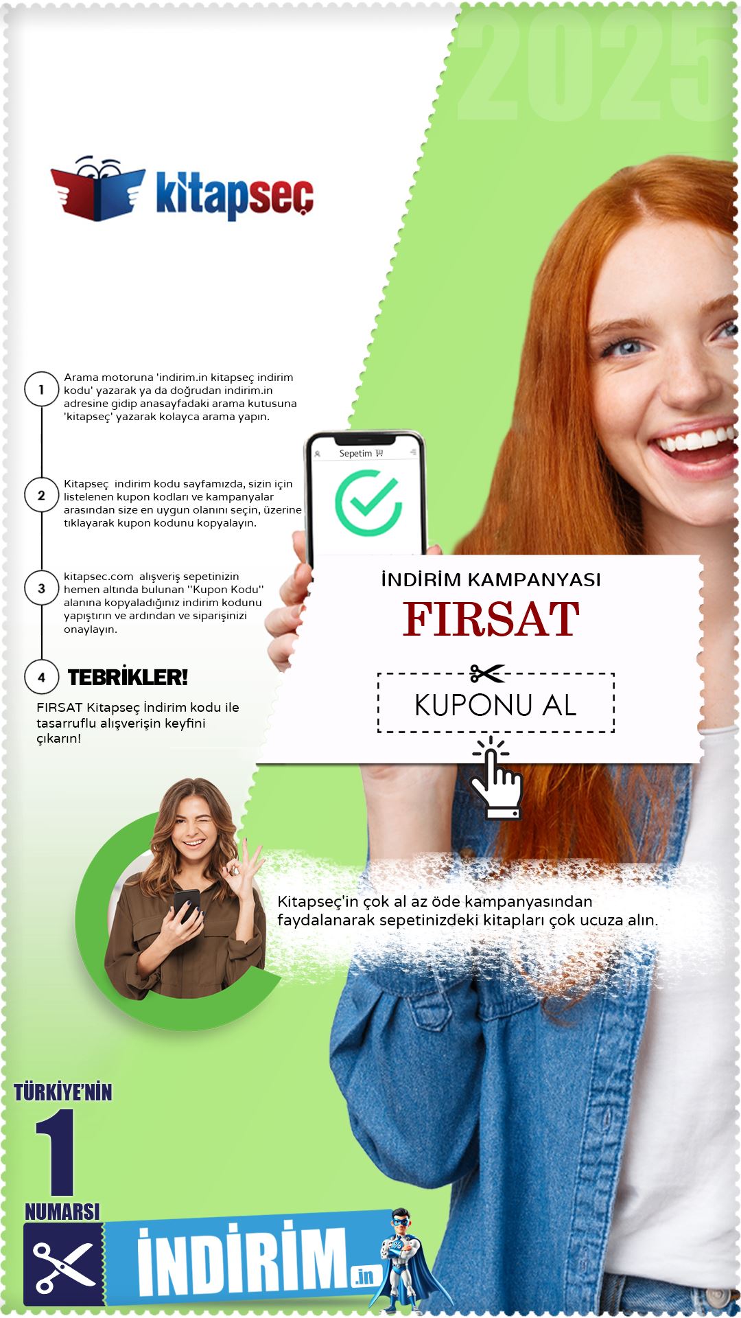 Kitapseç Çok Al Az Öde Fırsatı