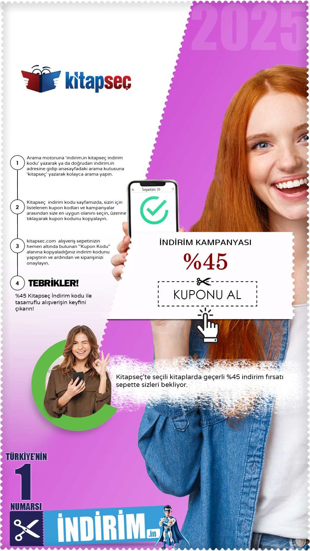 Kitapseç %45 İndirim Fırsatı