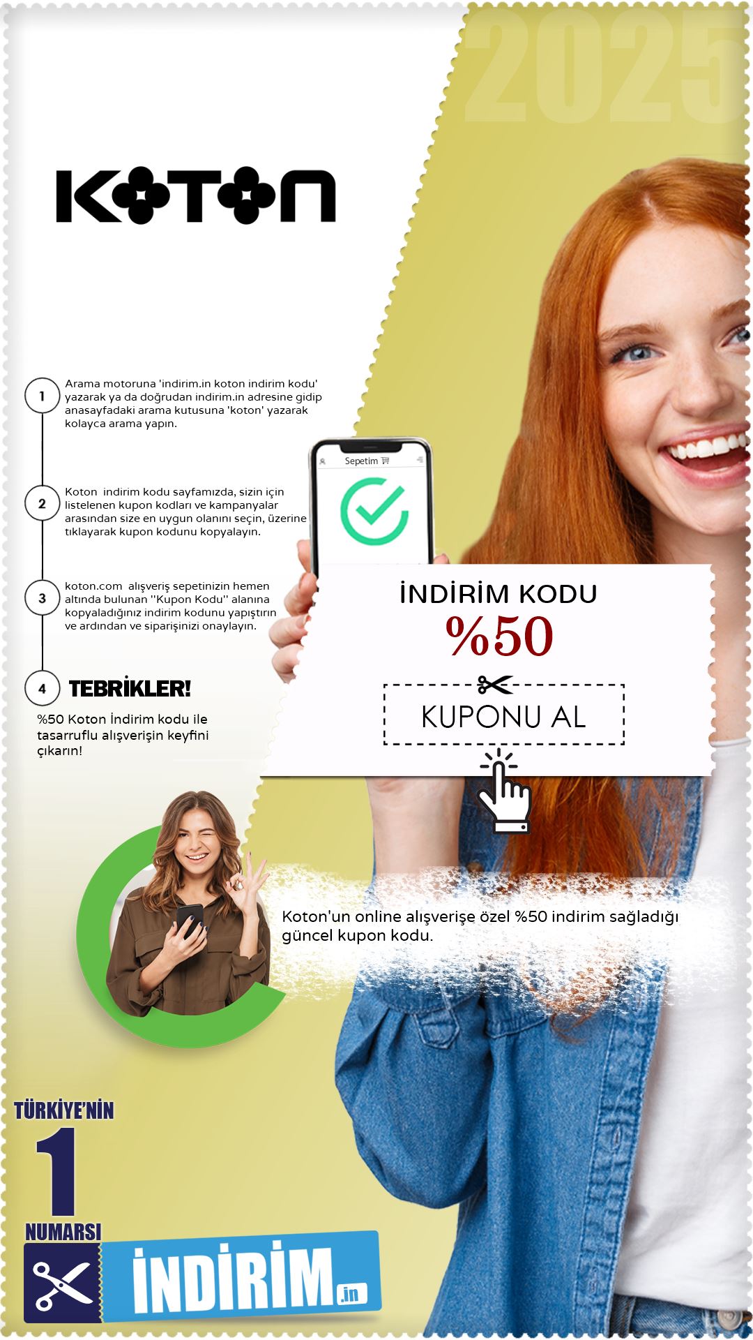 Koton %50 İndirim Kuponu
