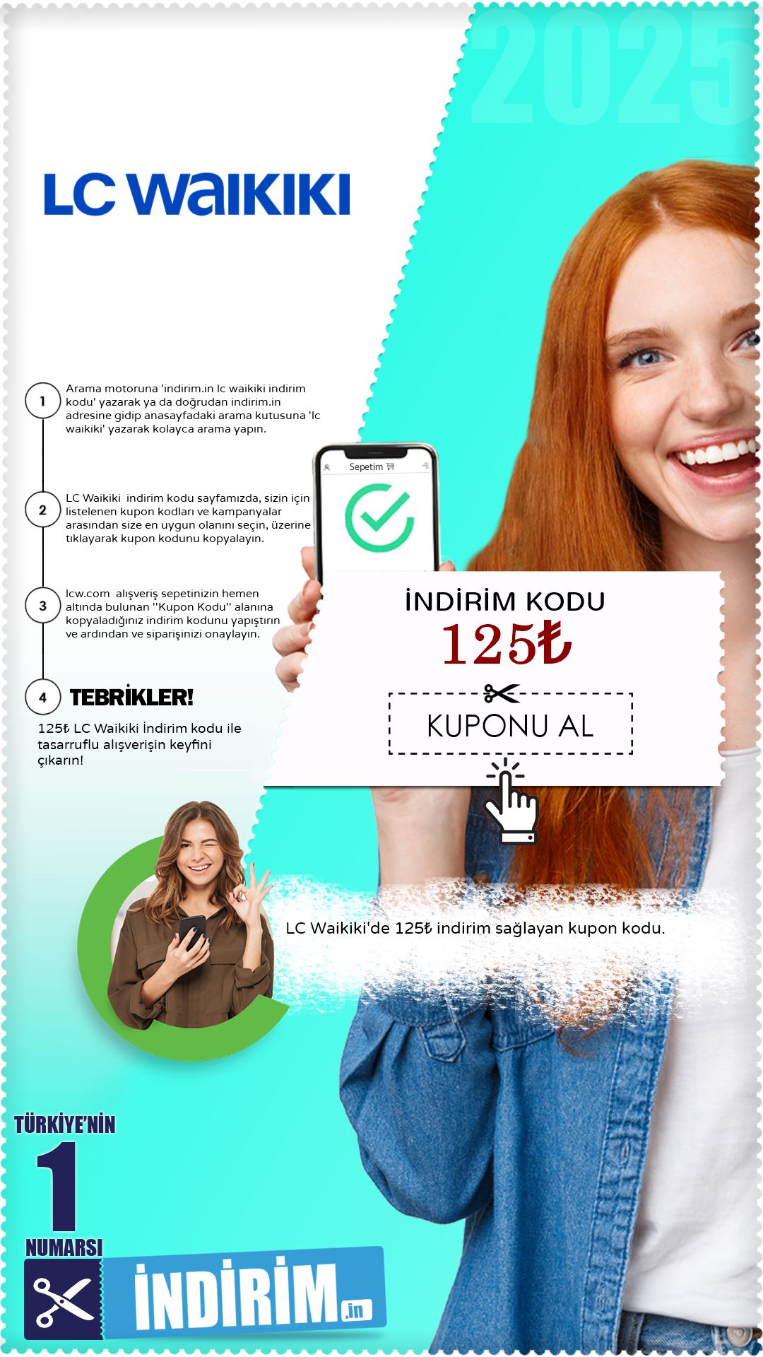 Lc Waikiki 125₺ Ucuzlatan İndirim Kodu