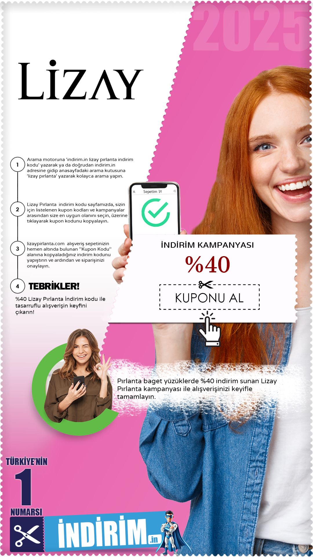 Lizay Pırlanta %40 İndirim Fırsatı