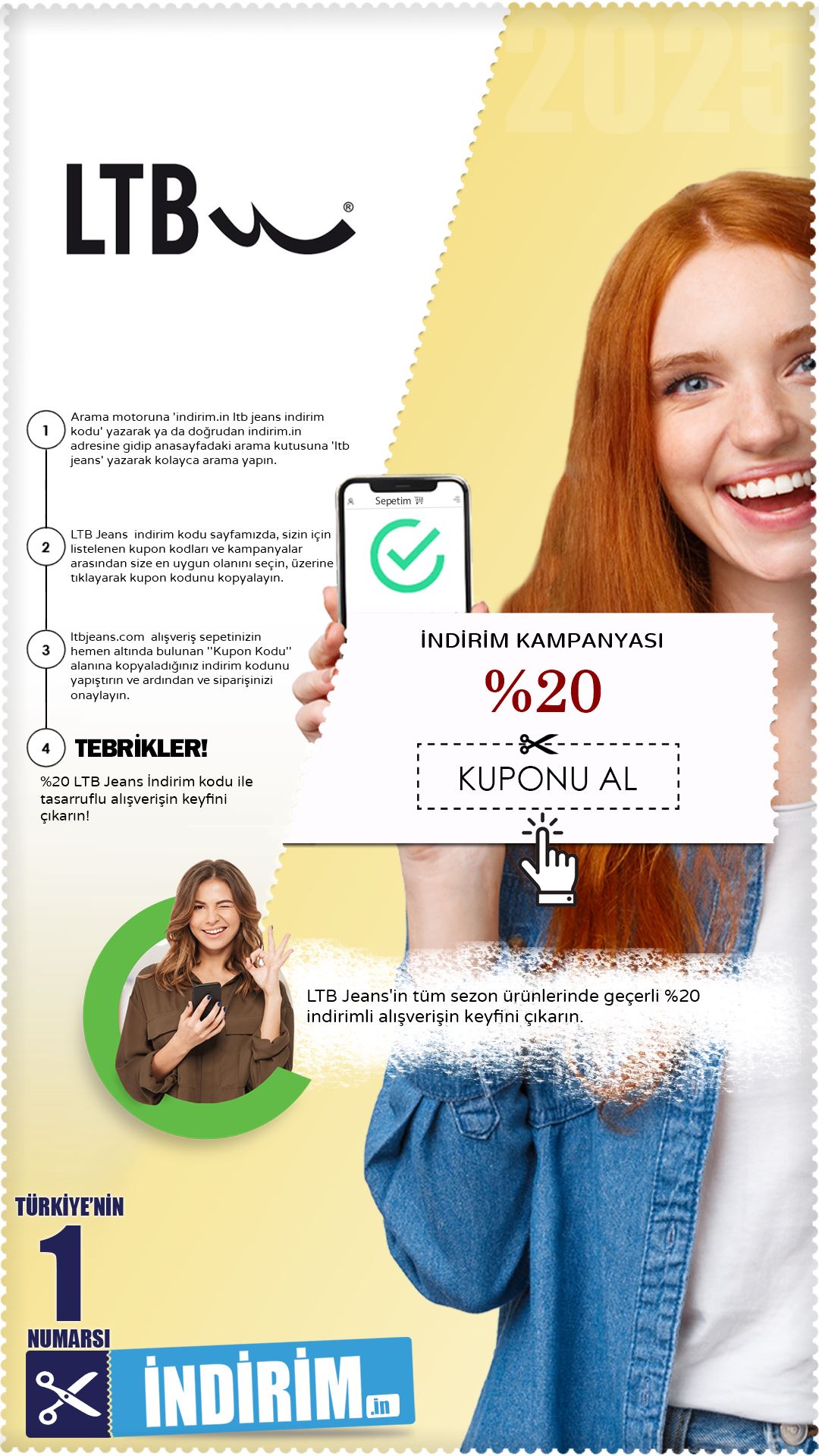 Ltb Jeans %20 İndirim Kampanyası