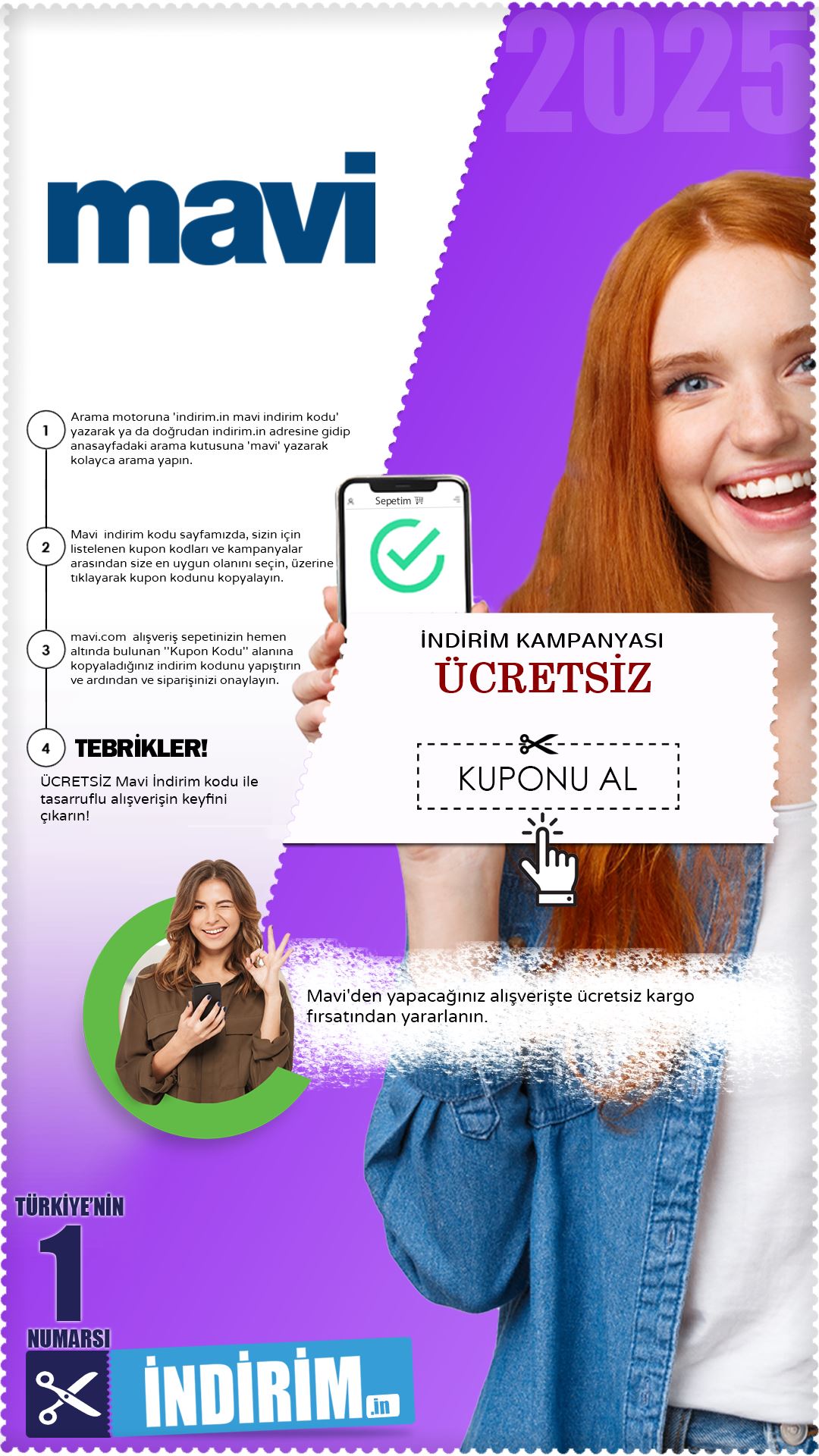 Mavi Ücretsiz Kargo Fırsatı